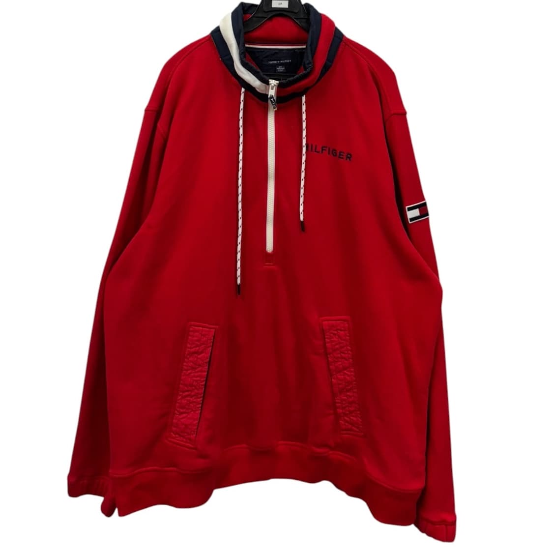 타미힐피거 올드스쿨 반집업 스웻셔츠     상품이미지1