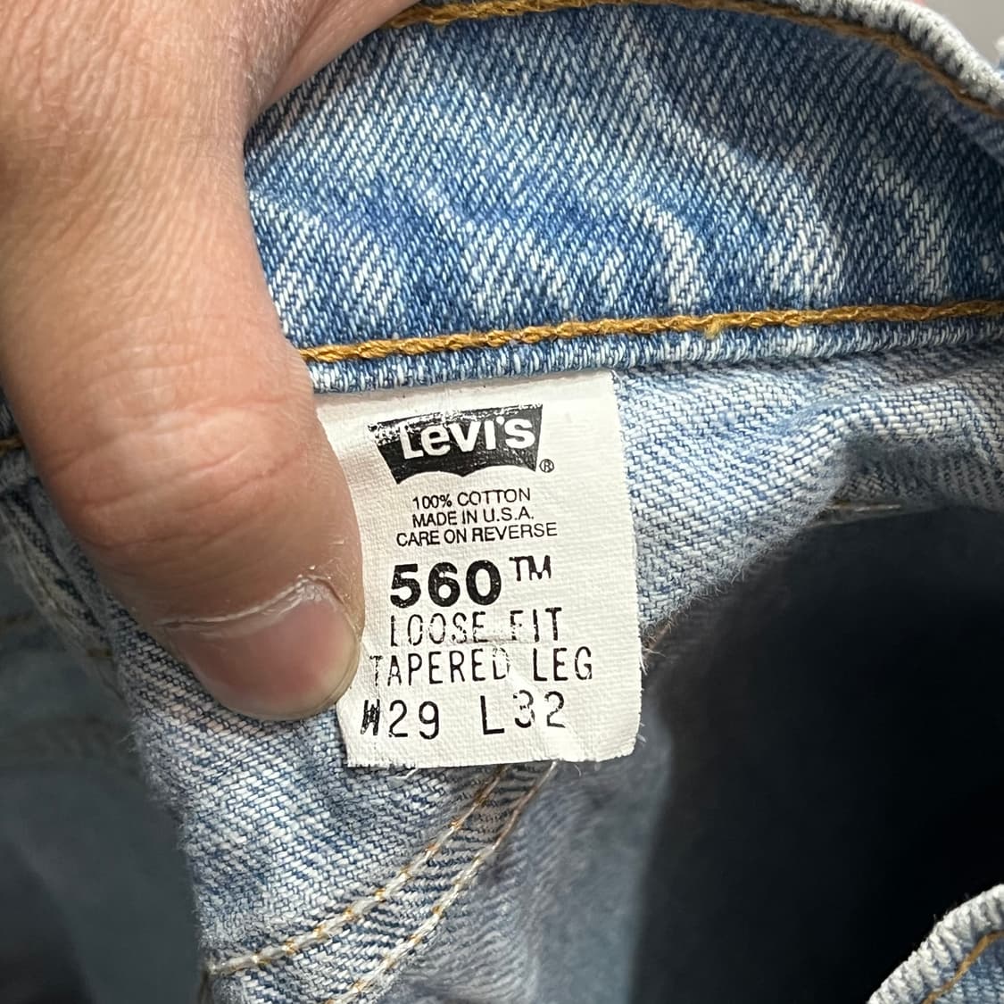  USA 리바이스 560 데님 팬츠 y14810 상품이미지7