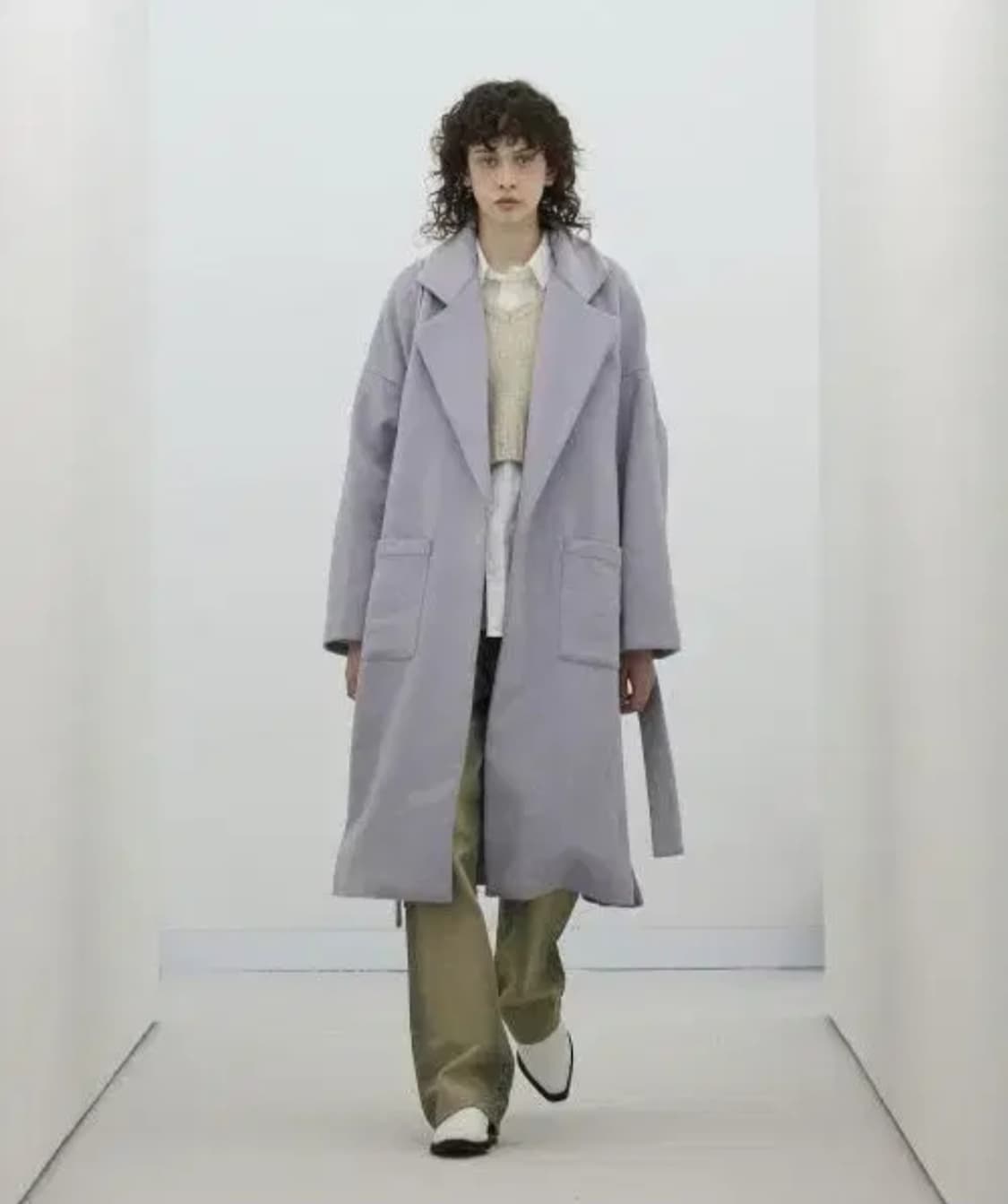 아이러니 포르노 화이트라인 코트 새상품 상품이미지1