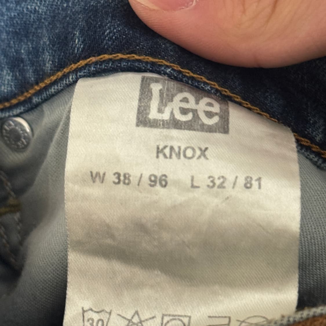 LEE 데님 38 / 32 (실착 사진 포함) 상품이미지10