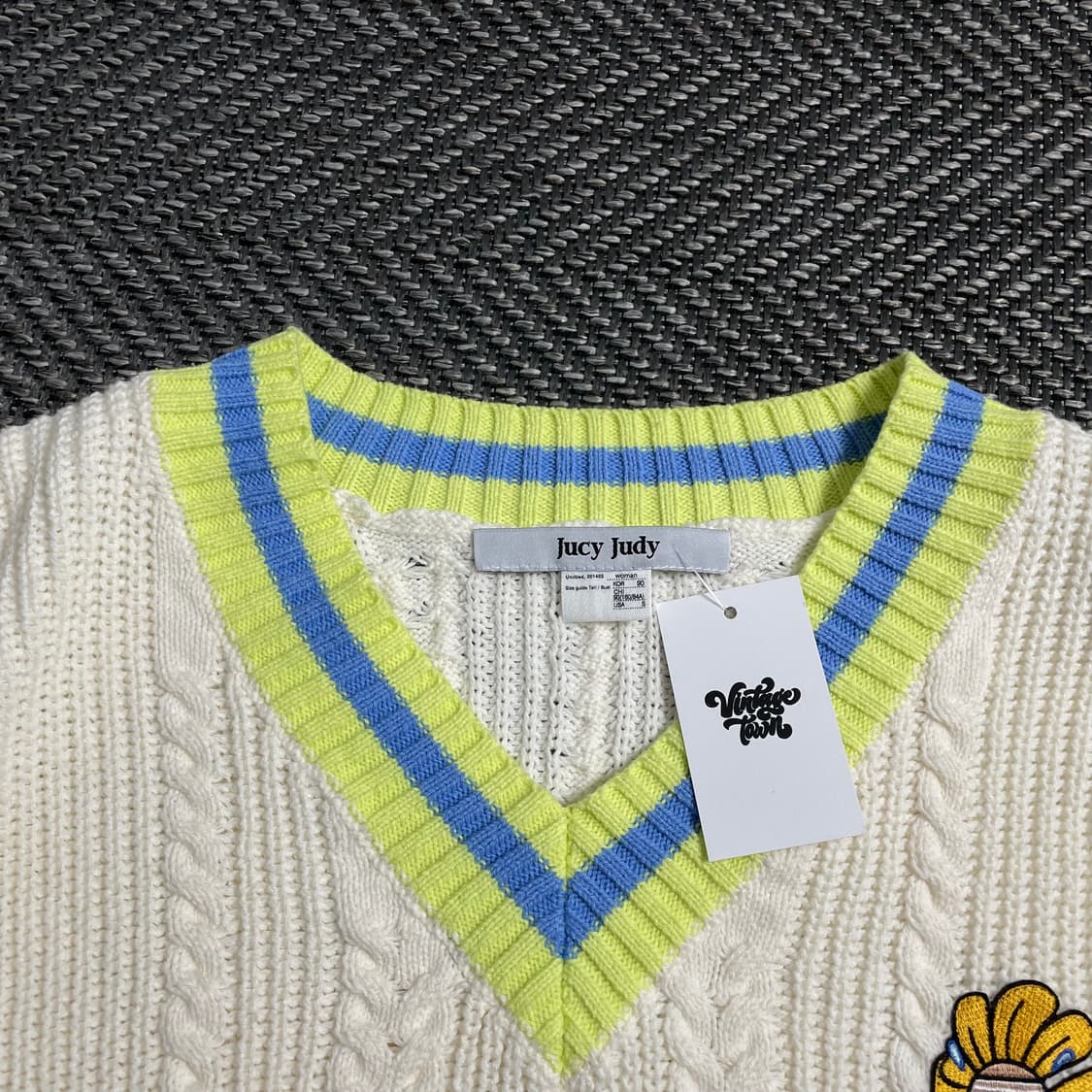 쥬시쥬디 케이블 아이보리 스웨터 니트y 4035 상품이미지5