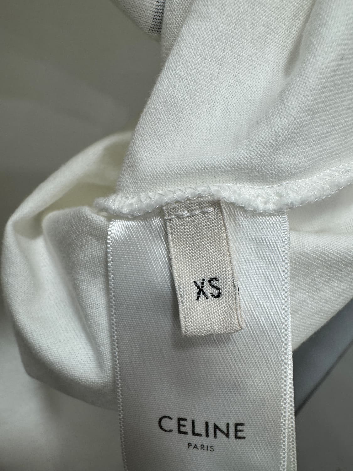 백화점판 셀린느 크롭 반팔티 XS  상품이미지2