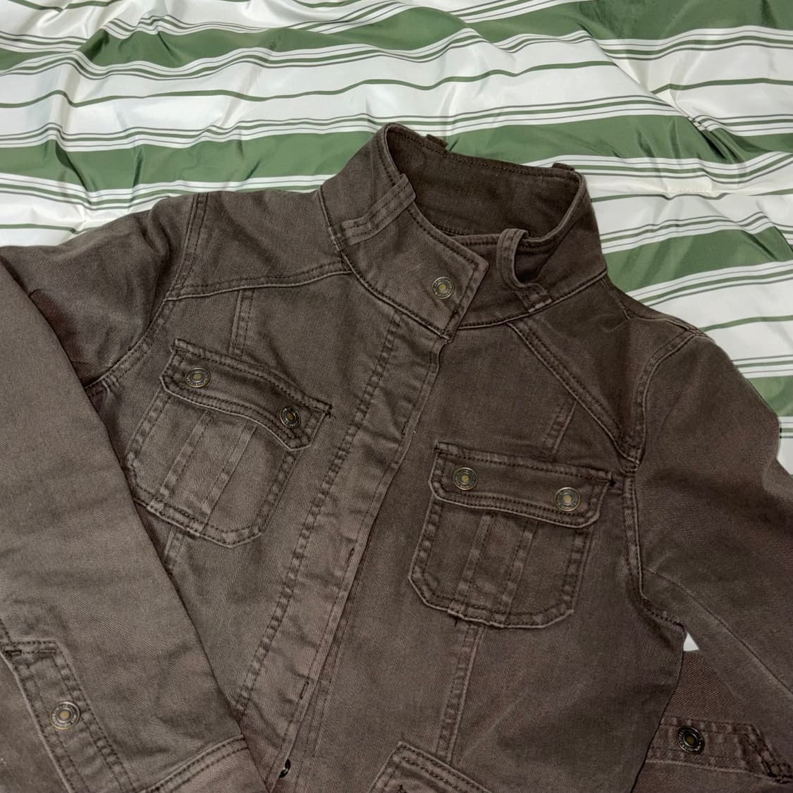 vintage highneck jacket 상품이미지2