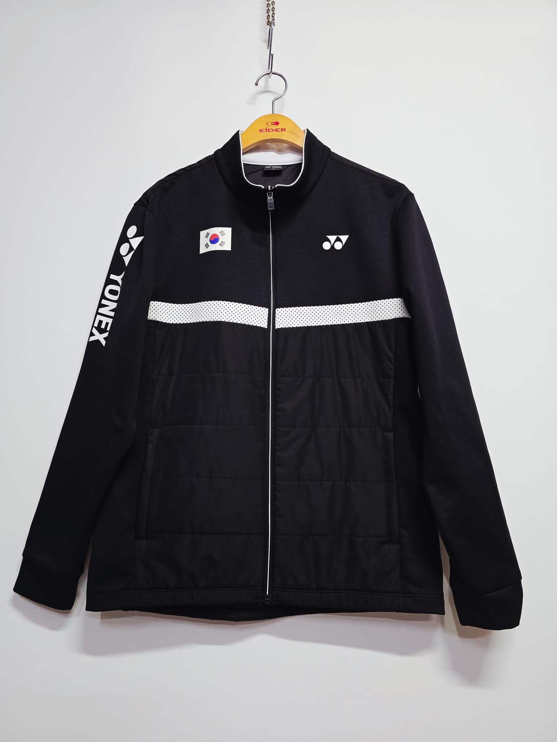 요넥스 대한민국 국가대표팀 블랙 바람막이 집업 상품이미지1