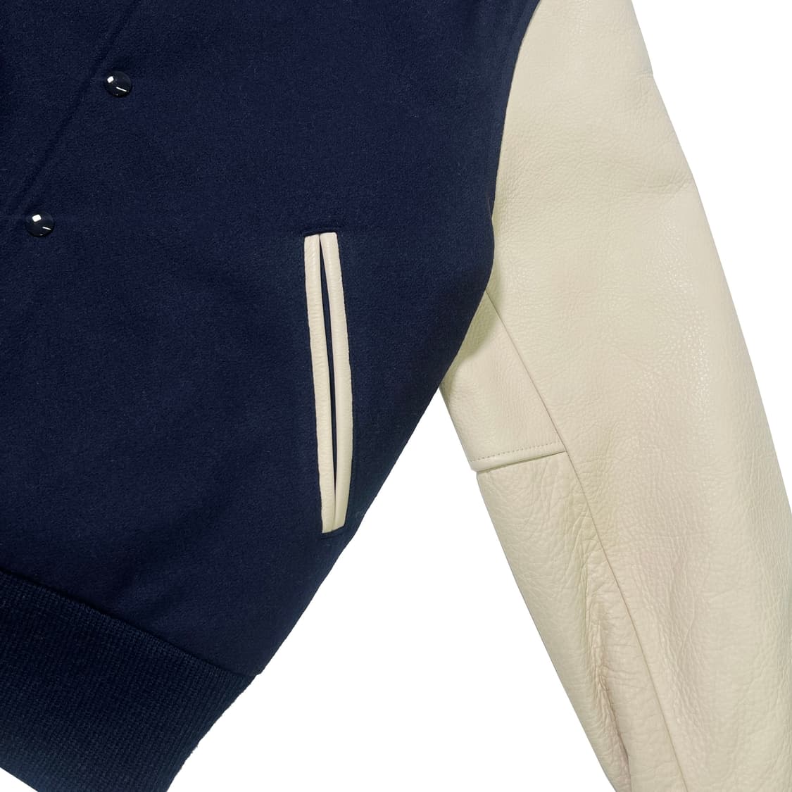 골든베어 스포츠웨어 바시티 자켓 네이비 크림 ( M) 상품이미지5