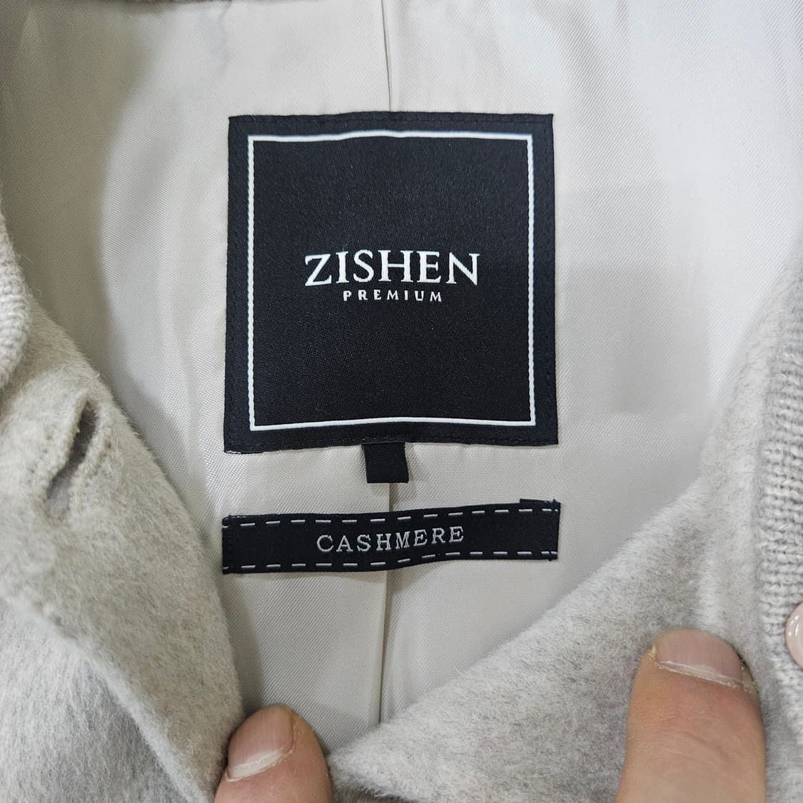 95 지센 여성 울 캐시미어 하프코트 0311Y 상품이미지3