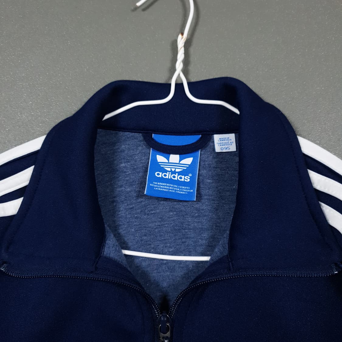 95 (M) 아디다스 스포 유로파 파이어버드 트랙탑 져지 자켓 네이비 상품이미지7