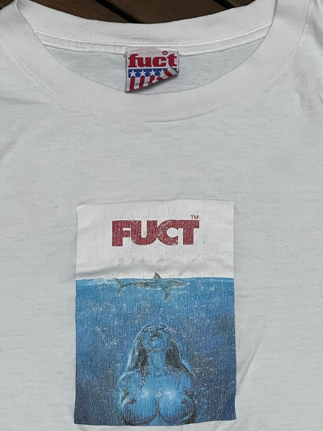 90s Fuct 죠스 패러디 티셔츠 상품이미지2