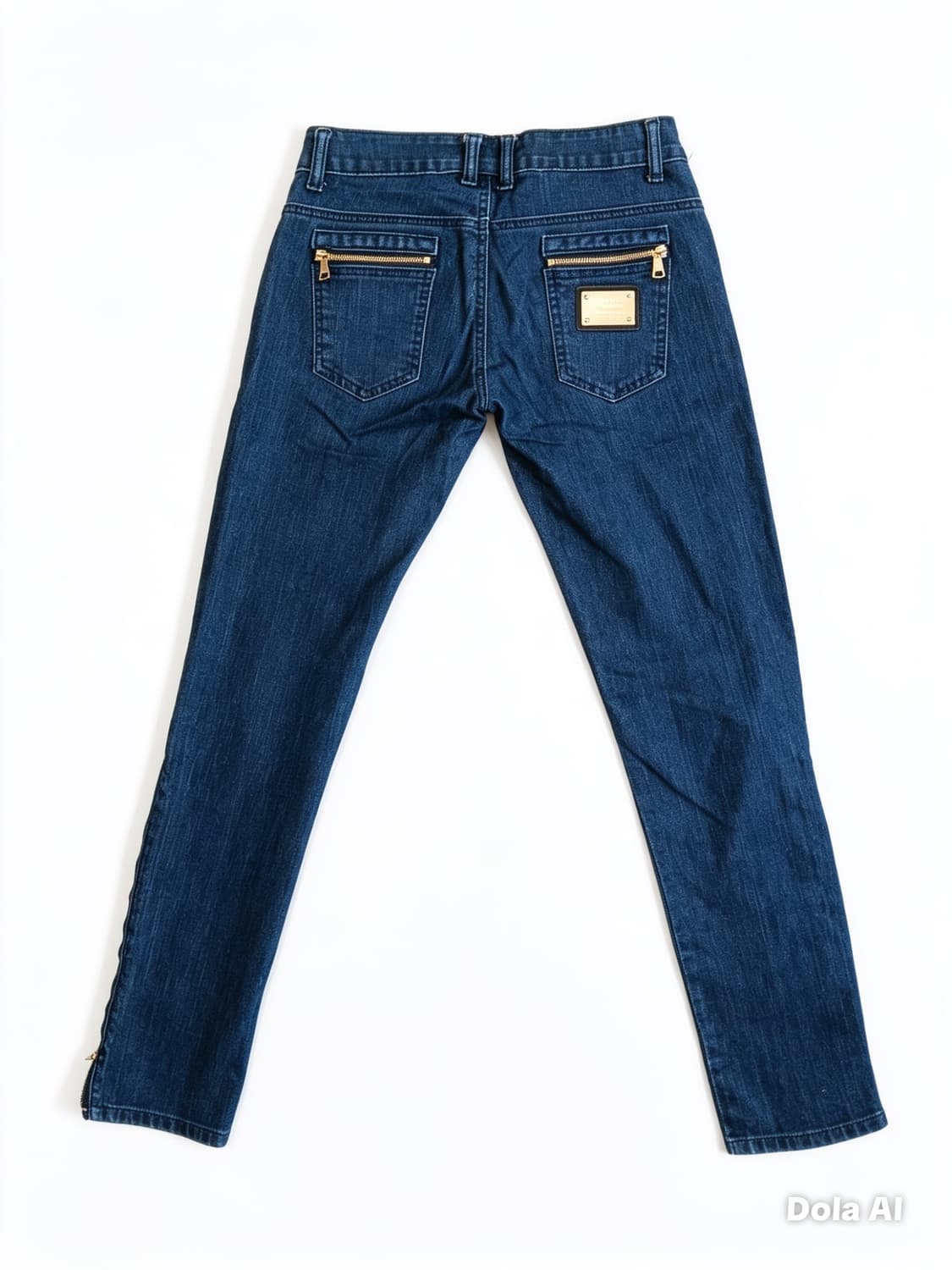 돌체앤가바나(D&G) 로고 플레이트 데님 팬츠  상품이미지4