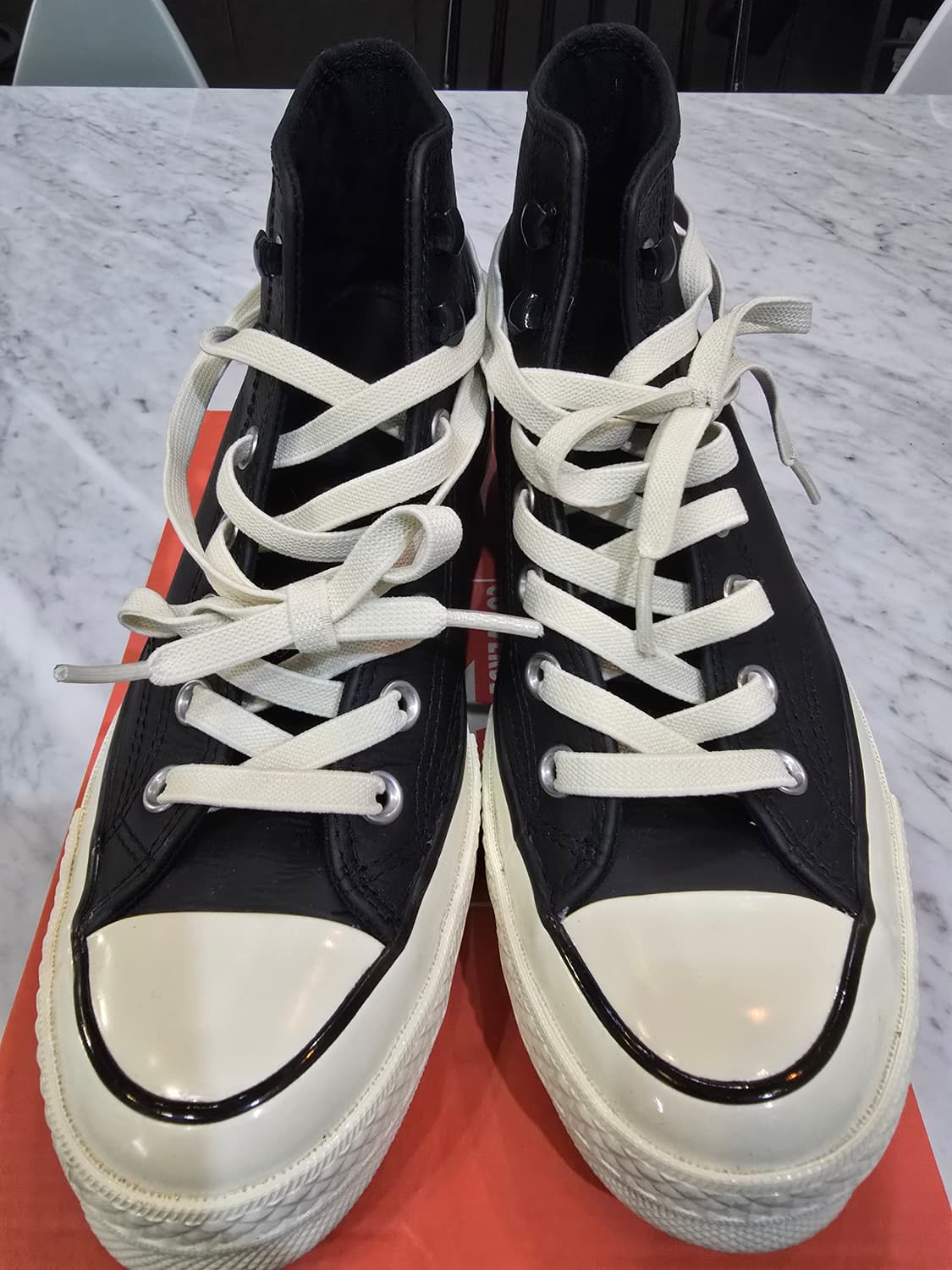 극미중고 컨버스 척70 하이 레더 이그렛 240 상품이미지6