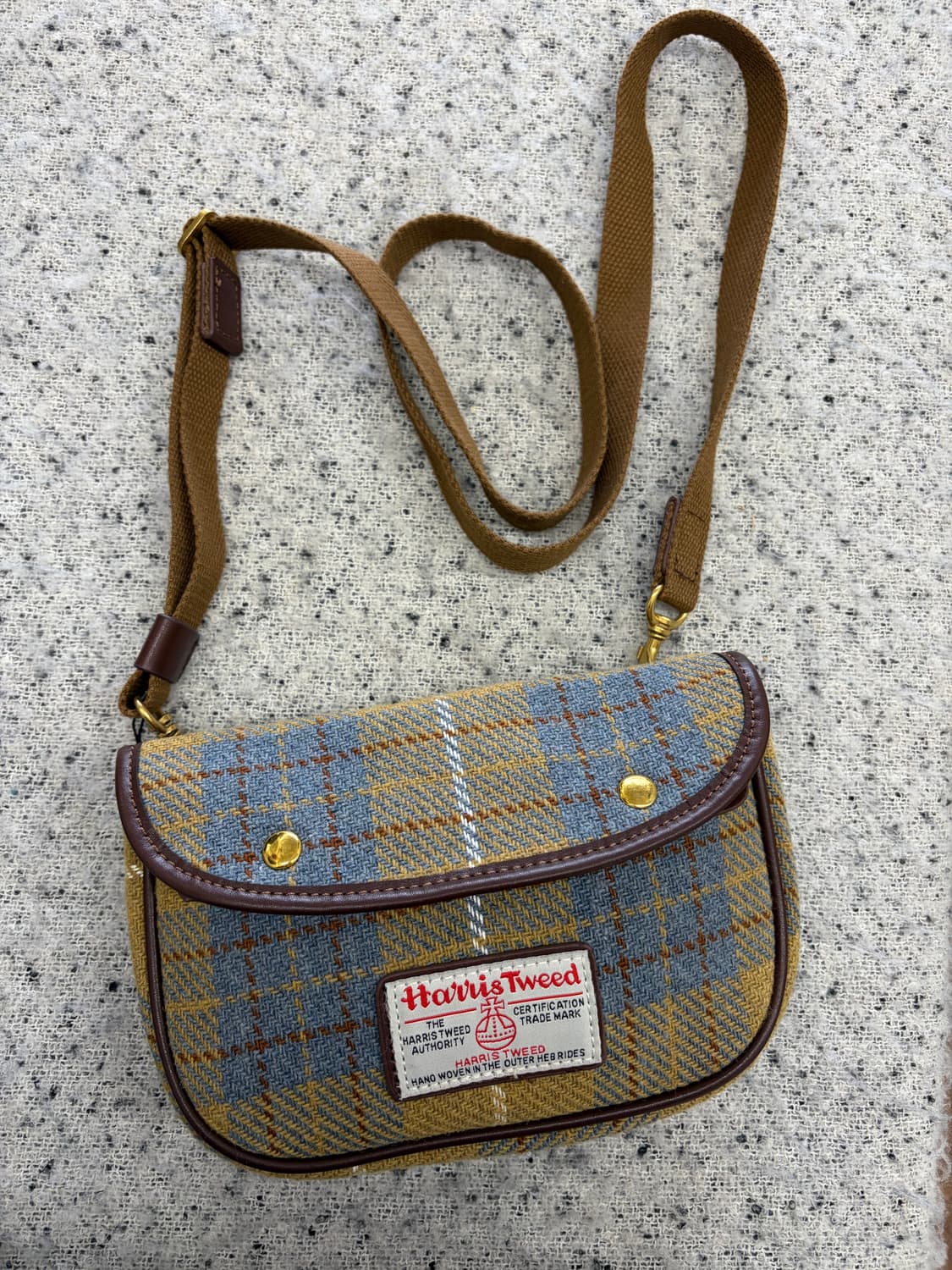 N18. 해리스트위드 미니 체크 크로스백 상품이미지1