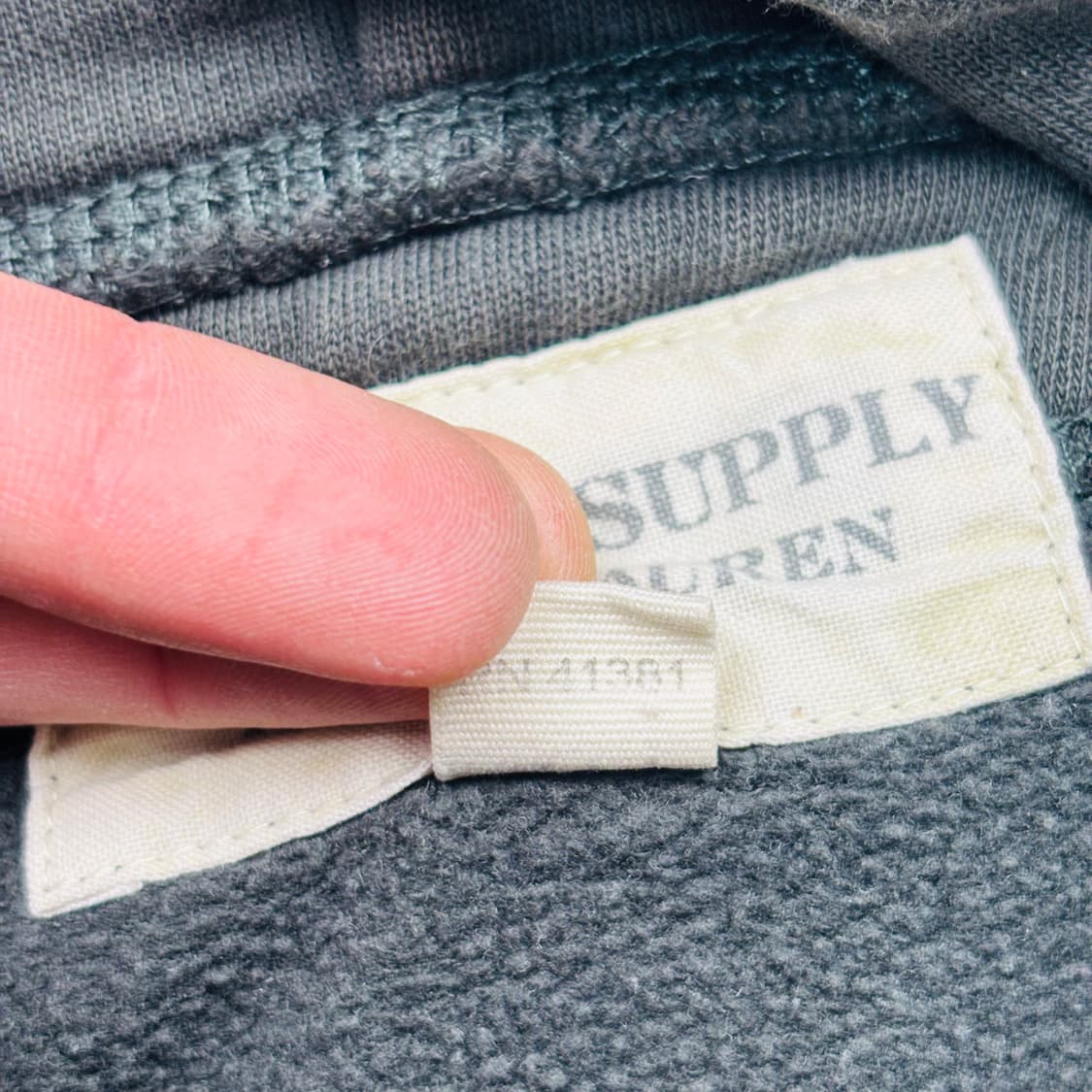 데님앤서플라이 차콜 성조기 후드티 XS 상품이미지8