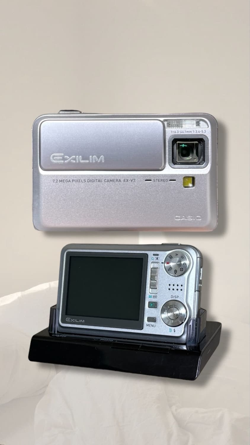 강추)카시오 엑슬림 EX-V7 디카 빈티지 캠코더 /캐논 니콘 상품이미지1