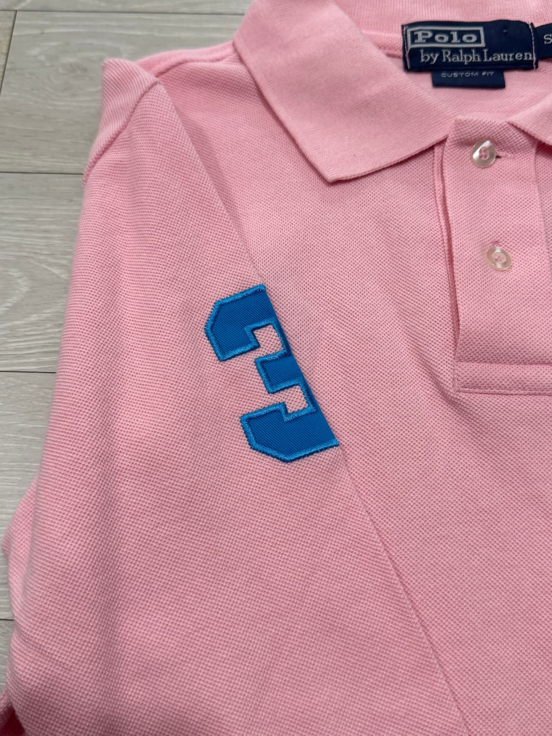 폴로 랄프로렌 빅포니 딸기우유 핑크 카라티 S 상품이미지3
