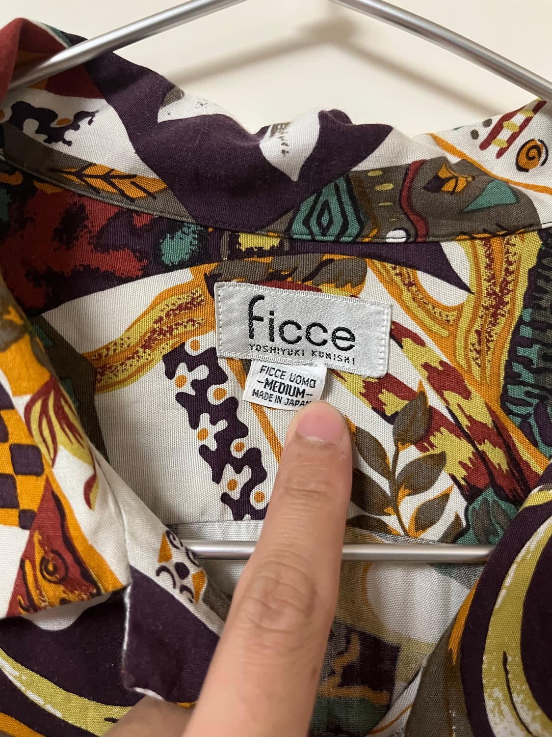 Ficce 패턴 셔츠 상품이미지5