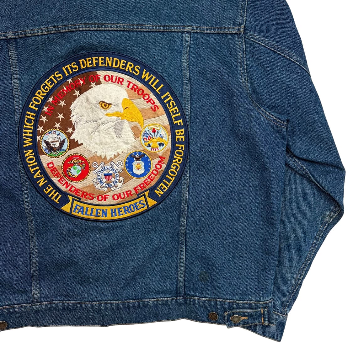 랭글러 빅 와펜 패치 데님 자켓 XL 상품이미지3