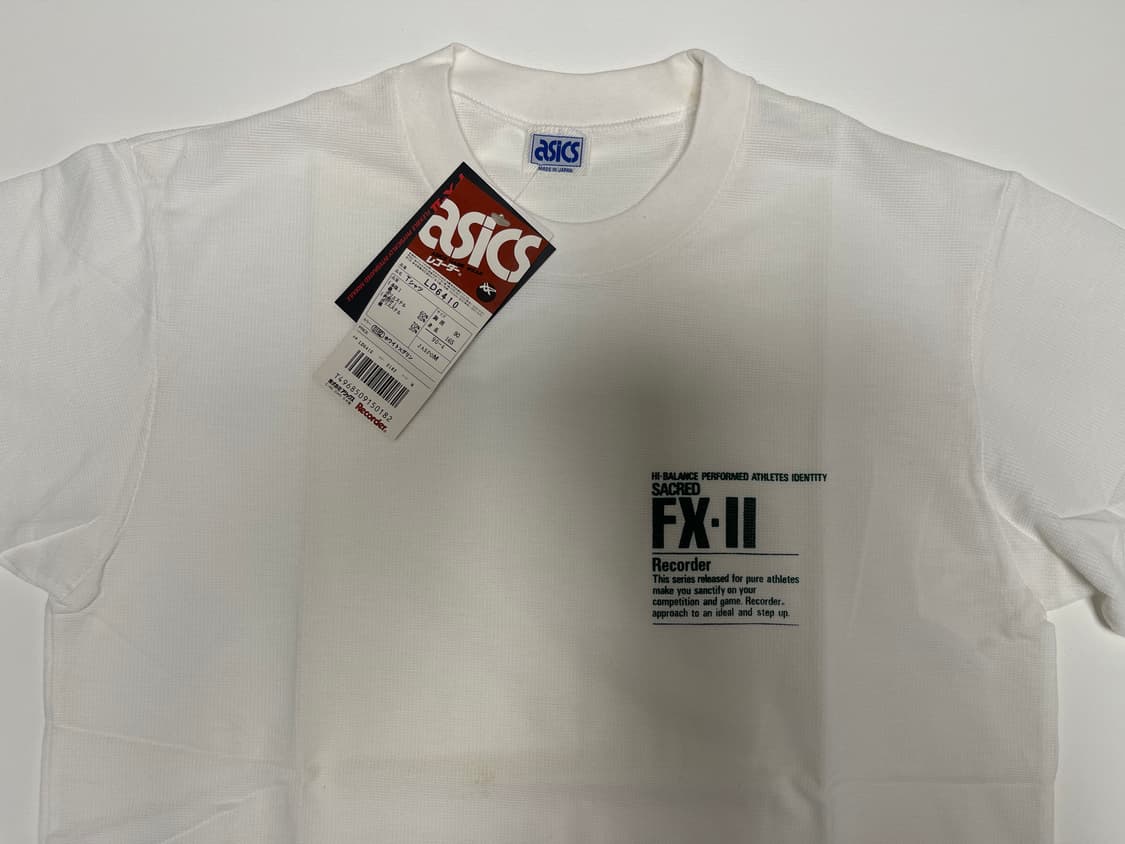 아식스 90s 올드 리코더 반팔 티셔츠 빈티지 ASICS OLD 1990 상품이미지2