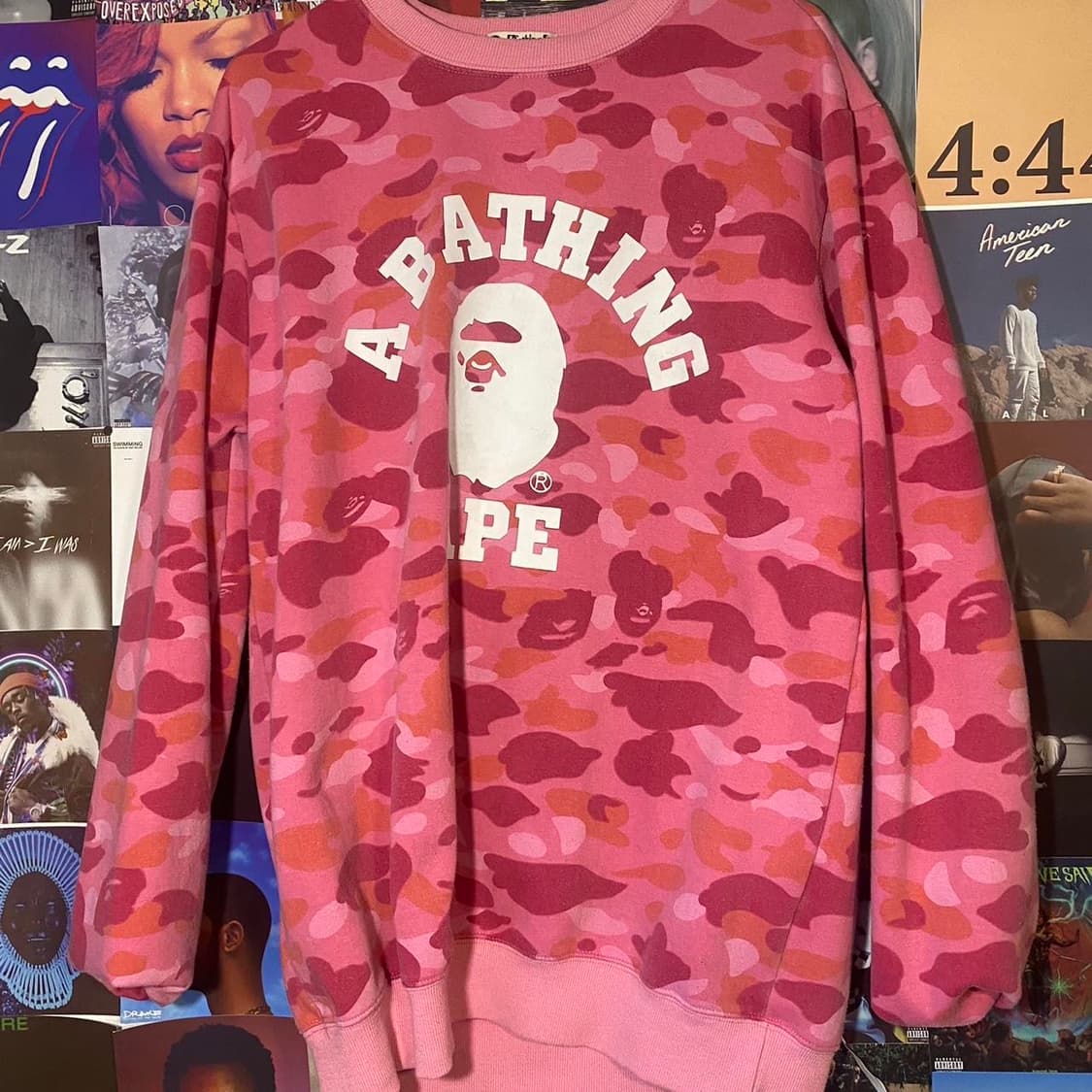 BAPE 베이프 카모 크루넥 맨투맨 상품이미지1
