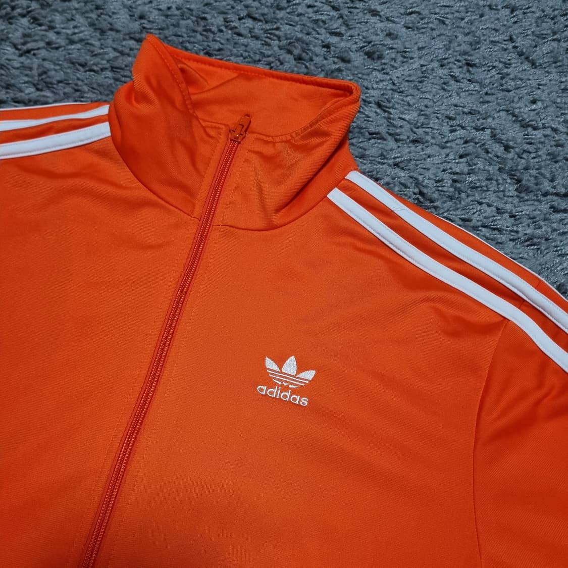 아디다스 파이어버드 트랙탑 자켓 L 100 오렌지 져지 상품이미지3