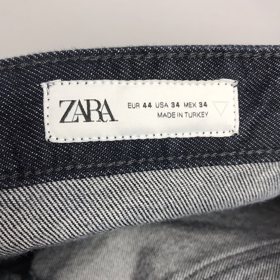 자라 ZARA 와이드 데님 청바지 남성34 상품이미지5