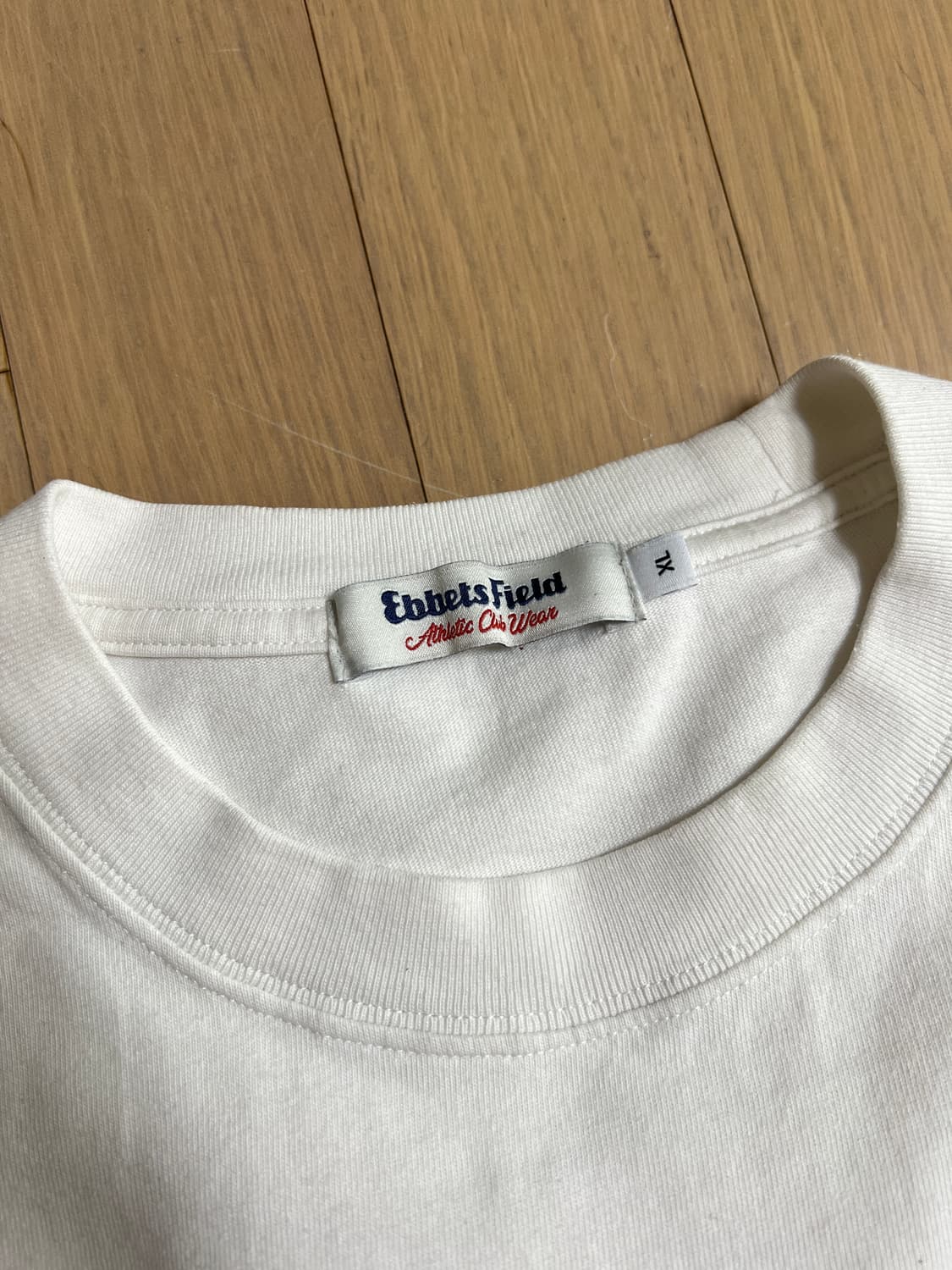 Ebbets Field 이벳필드 그래픽 로고 반팔 티셔츠 (White) 상품이미지3