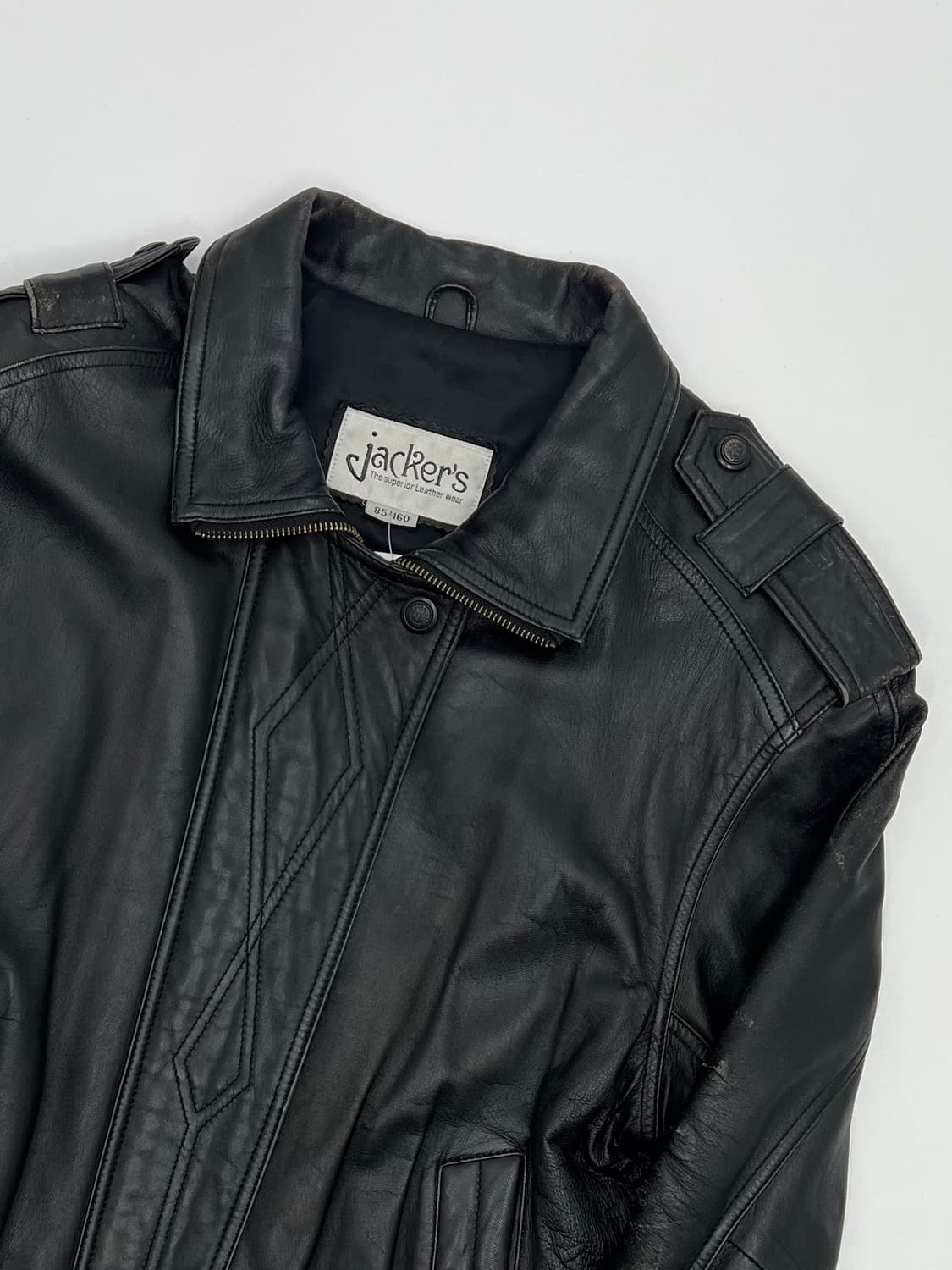 빈티지 램스킨 레더자켓 상품이미지2