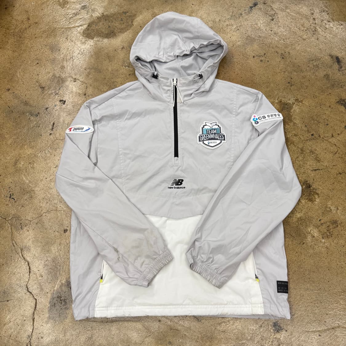 [정품/95,M] 뉴발란스 팀그린웨일즈 아노락 바람막이 b14 상품이미지2