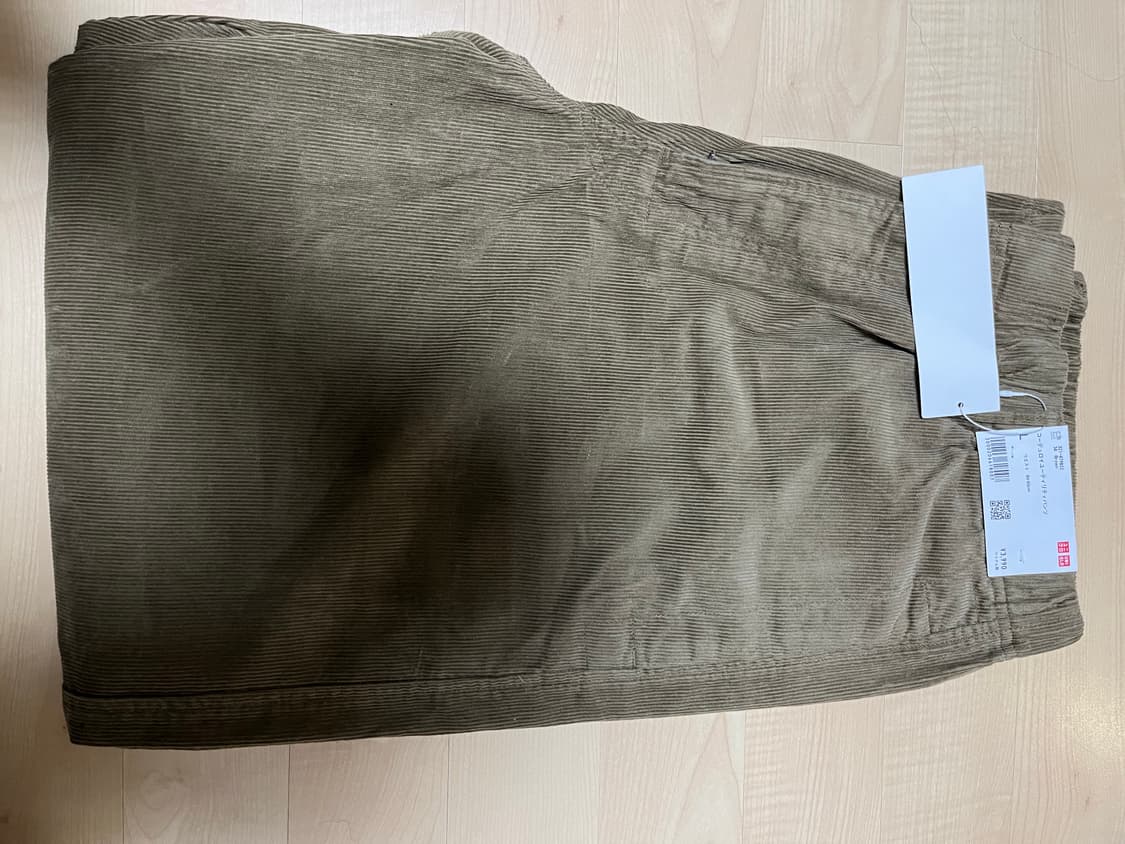 [L]유니클로 코듀로이 유틸리티 팬츠 34브라움 상품이미지2