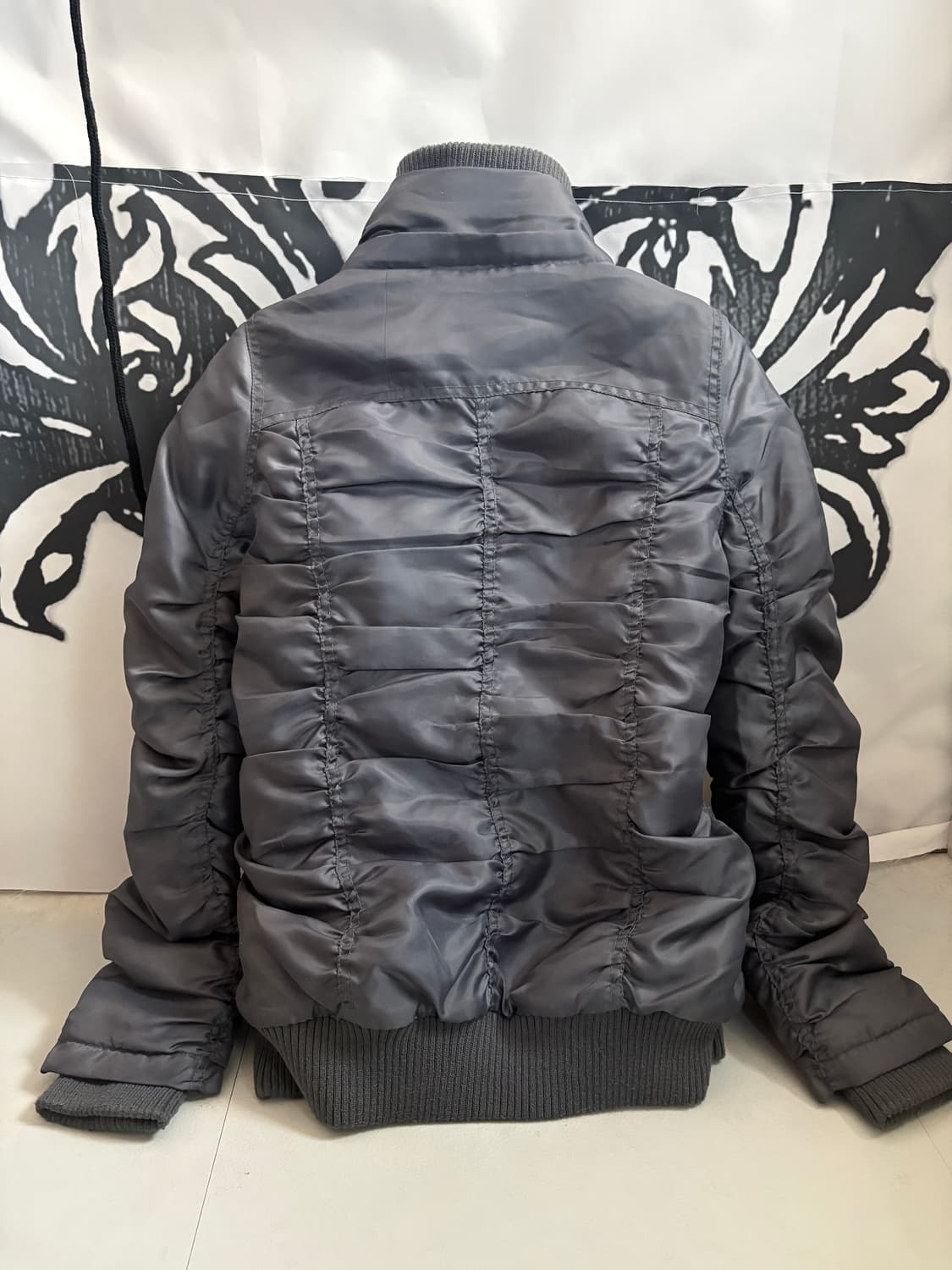 • Shirring High-Neck Light Padded Jacket 상품이미지8