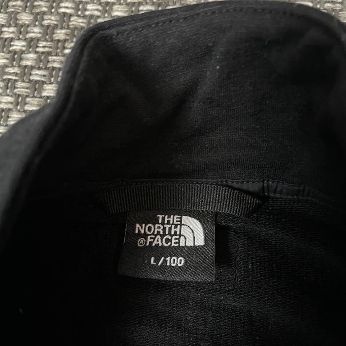 노스페이스 블랙 나일론 면 혼방 집업 자켓 100 상품이미지4