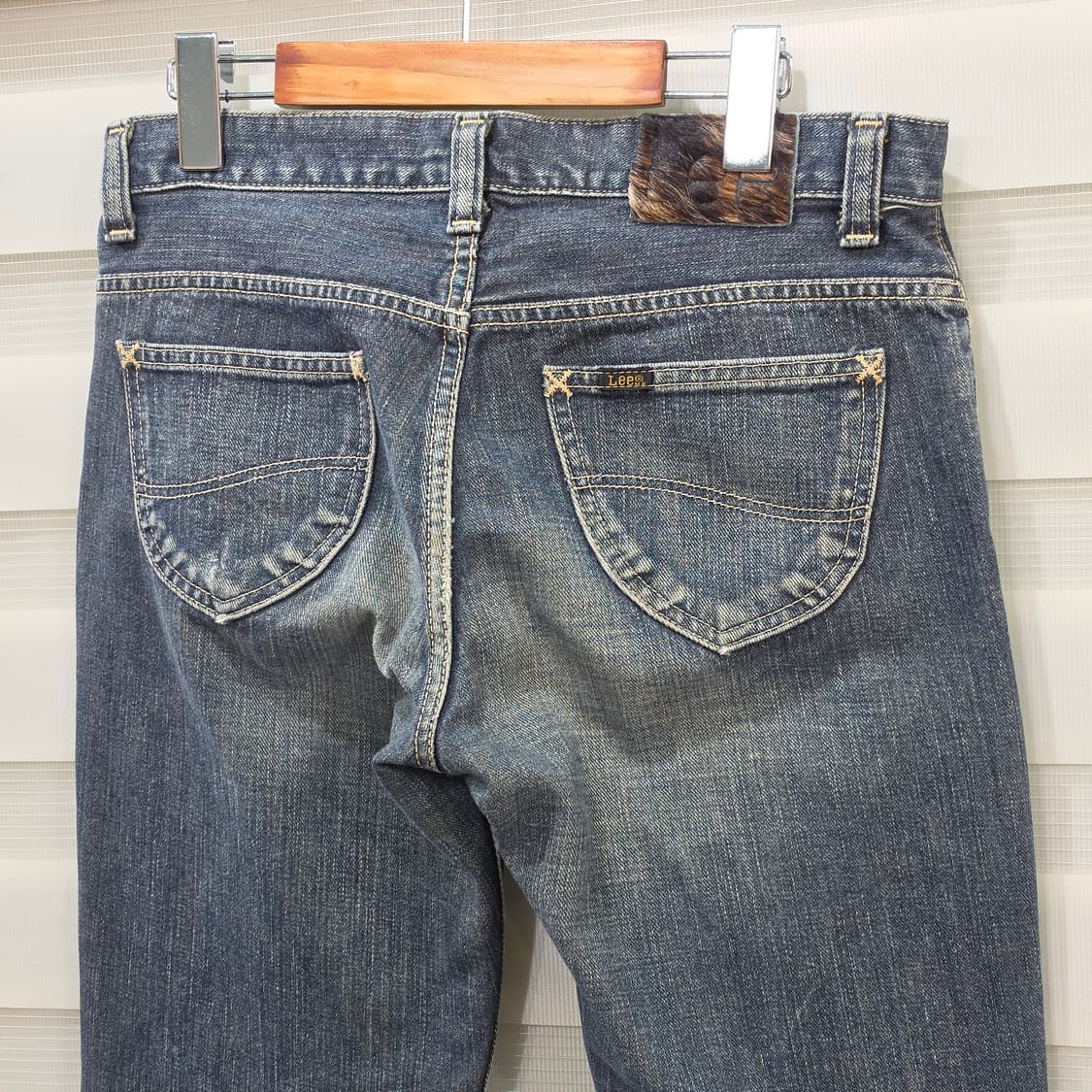 Lee 70101 송치 가죽텝 빈티지 데님팬츠- 우먼31 상품이미지2