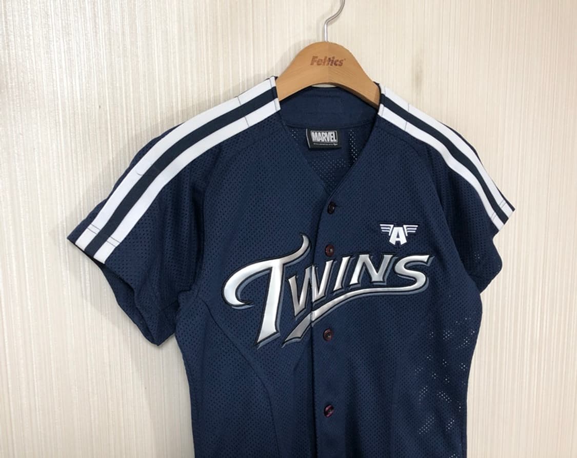 KBO 마블XLG트윈스 캡틴아메리카 유니폼 9호(80) #2 오지환 상품이미지5