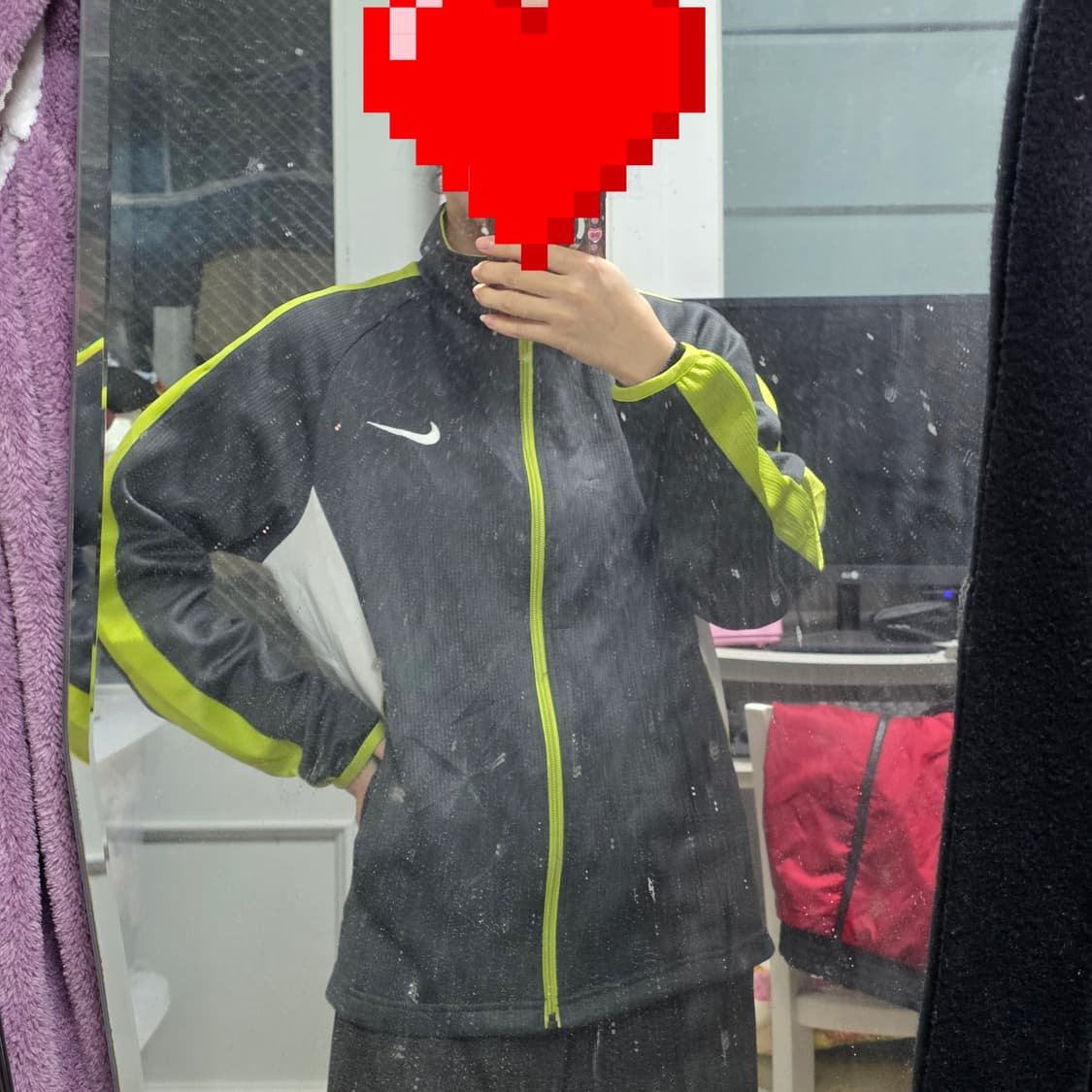 JP) y2k 배색 져지 트랙탑 자켓 상품이미지3