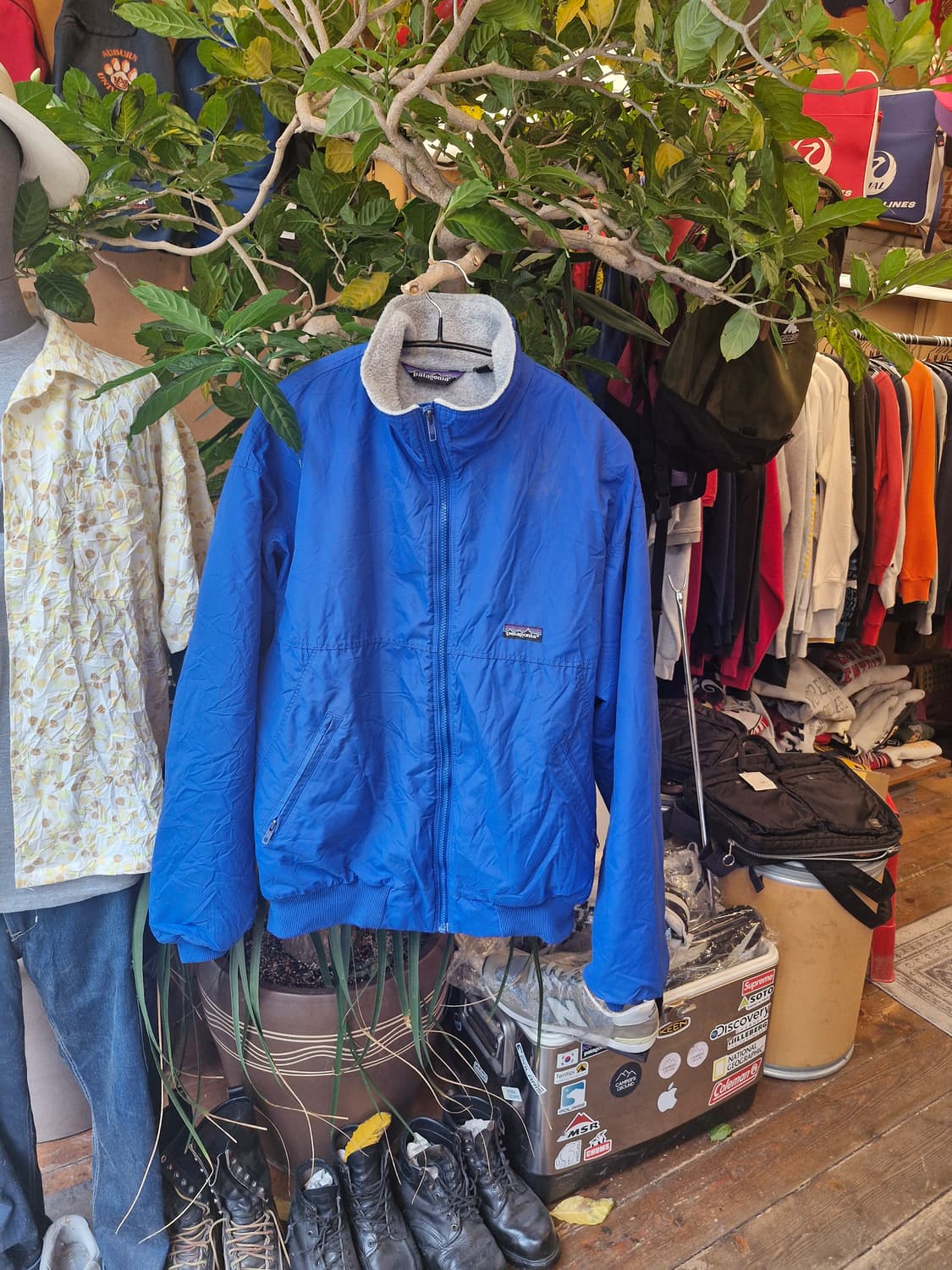 Z-262 파타고니아 쉘드 신칠라 봄버 웜업 자켓  상품이미지1