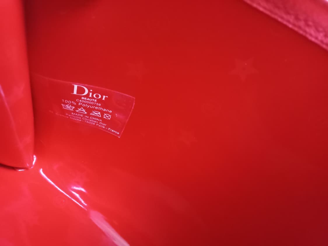 디올(Dior) 레드 사각 파우치 (새제품)
 상품이미지7