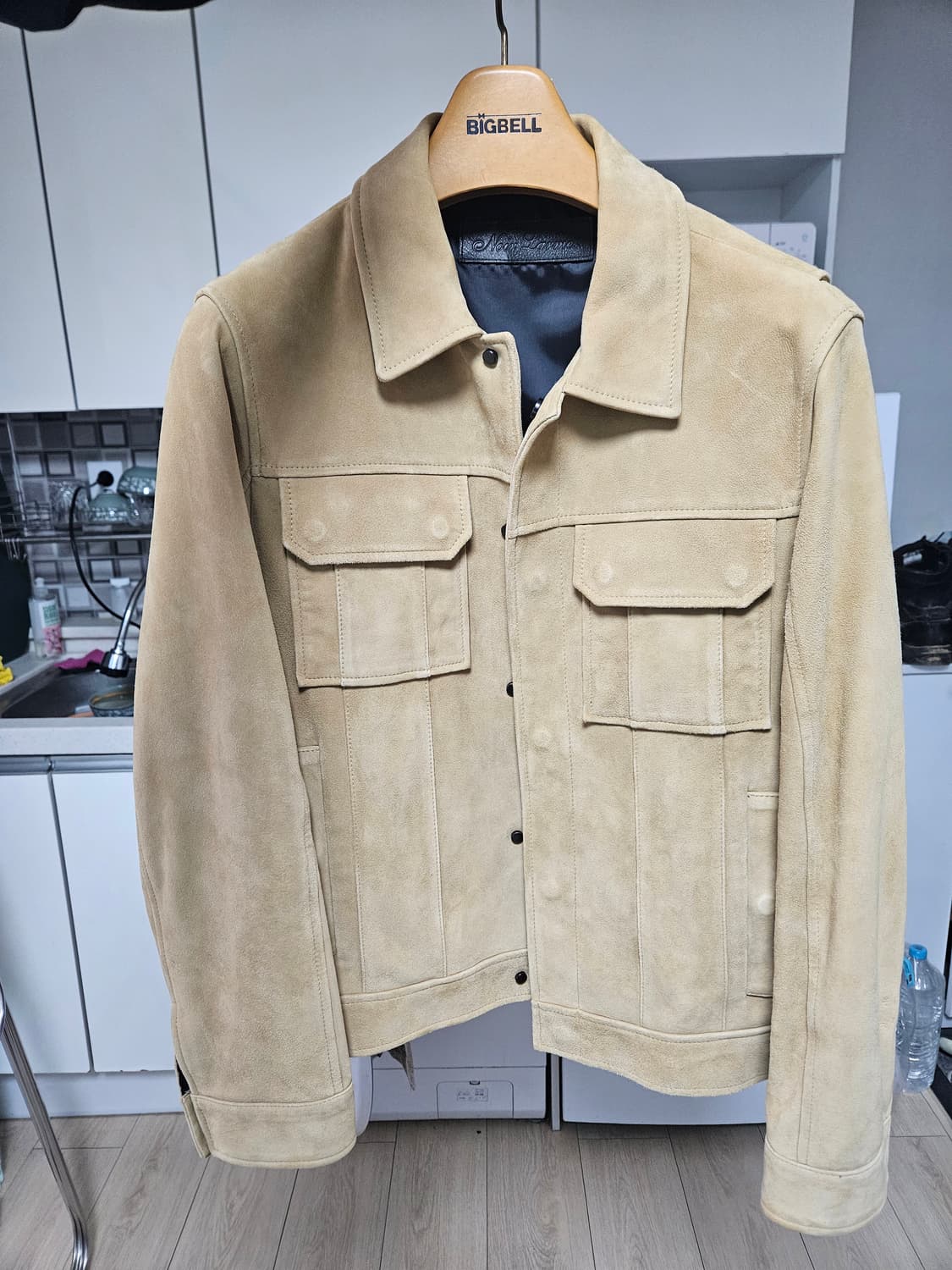 느와르라르메스 스웨이드 트러커 자켓 상품이미지1