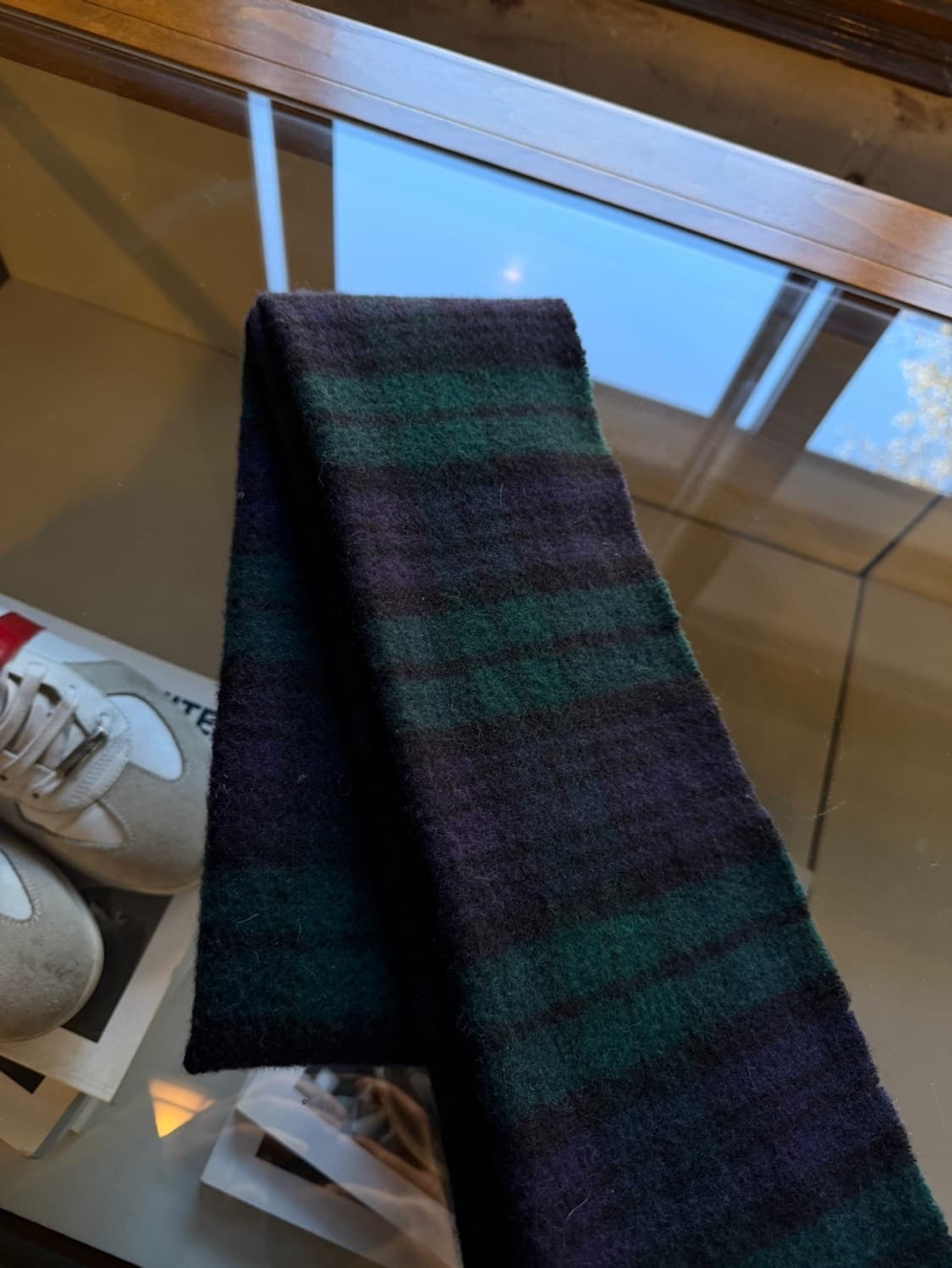 존스톤스 블랙와치 램스울 머플러 상품이미지3