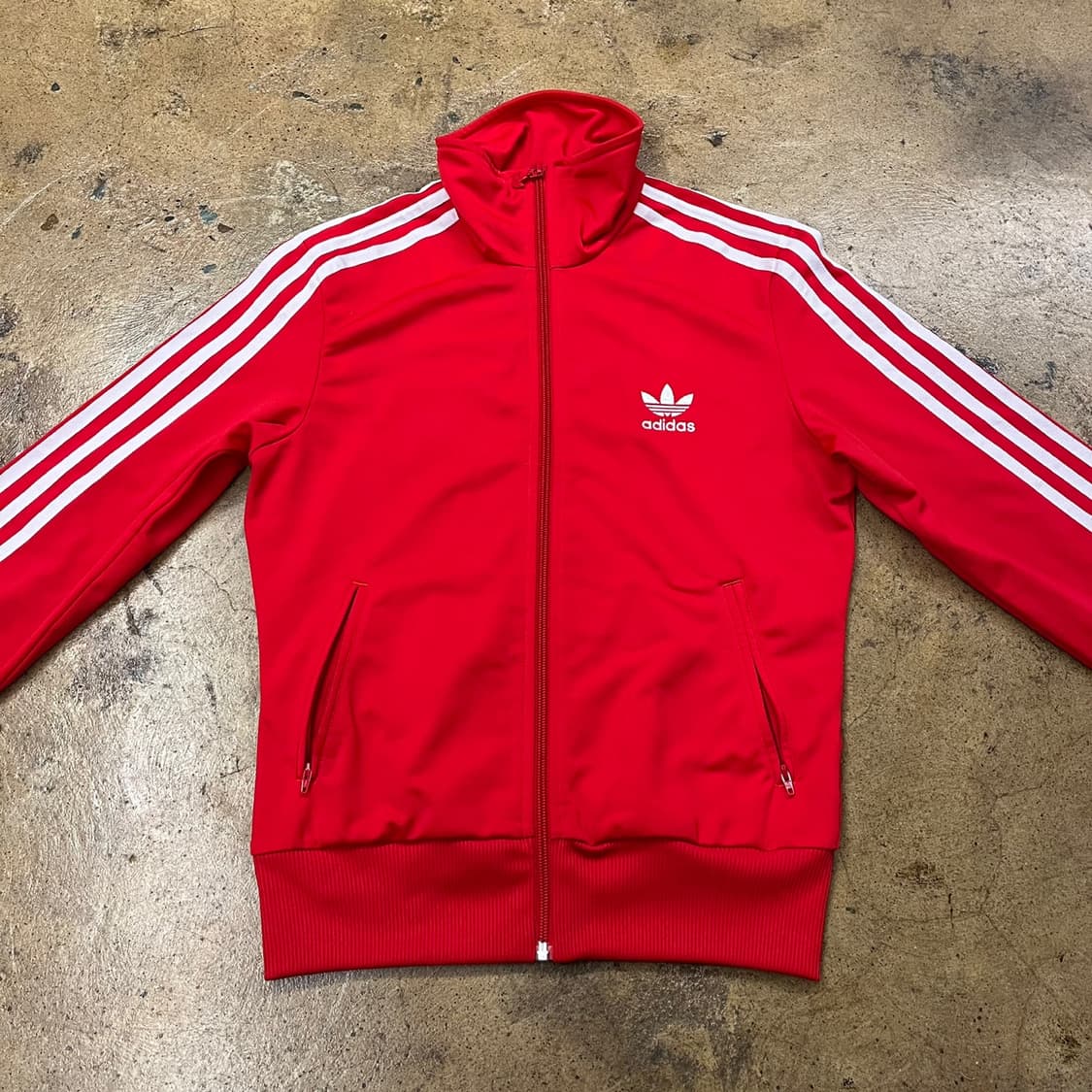 [정품/90] 아디다스 삼선 트랙탑 레드 져지 b8 상품이미지3