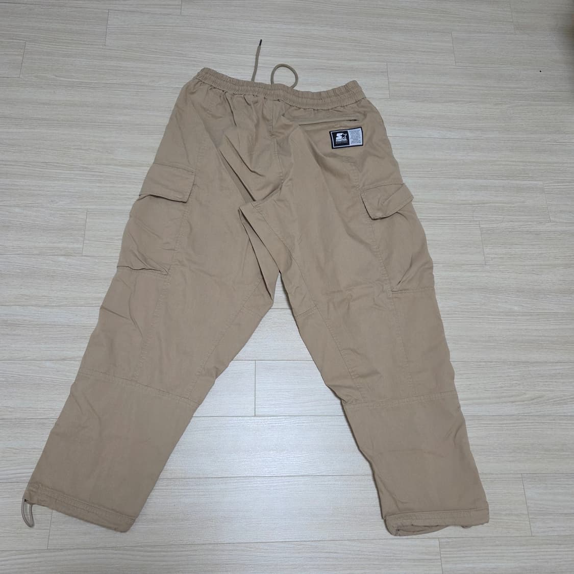 스타터 카고팬츠 배기팬츠 면바지 베이지 M 상품이미지2