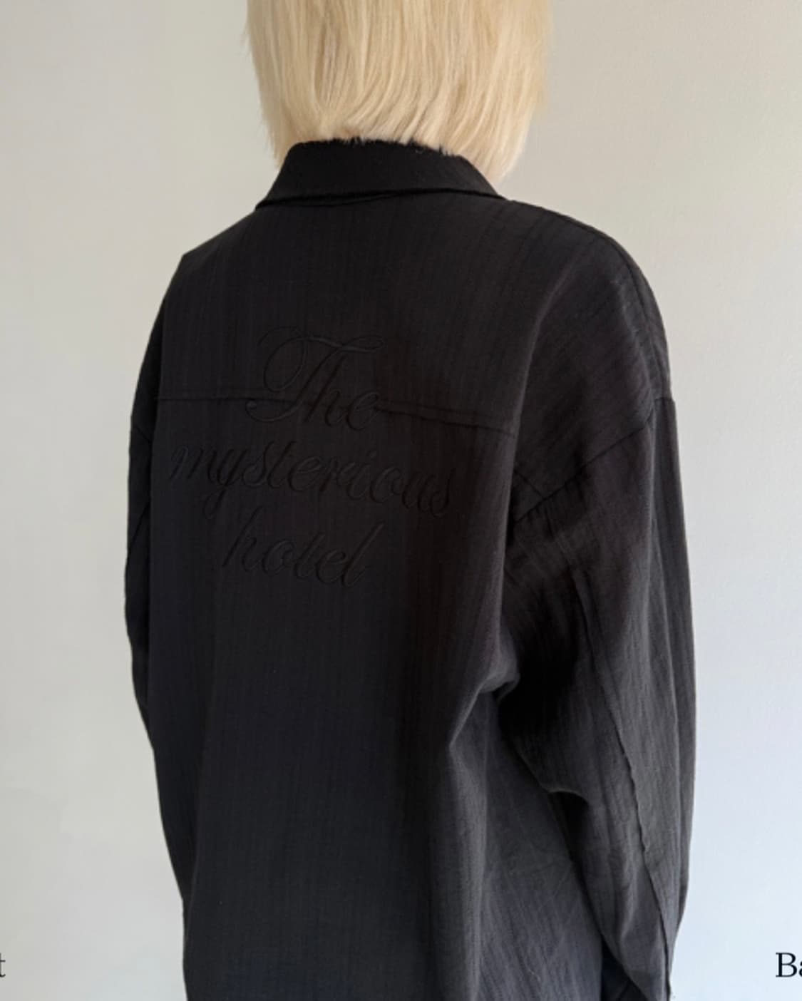 더미스테리어스호텔 보헤미안 컷오프 셔츠 상품이미지4