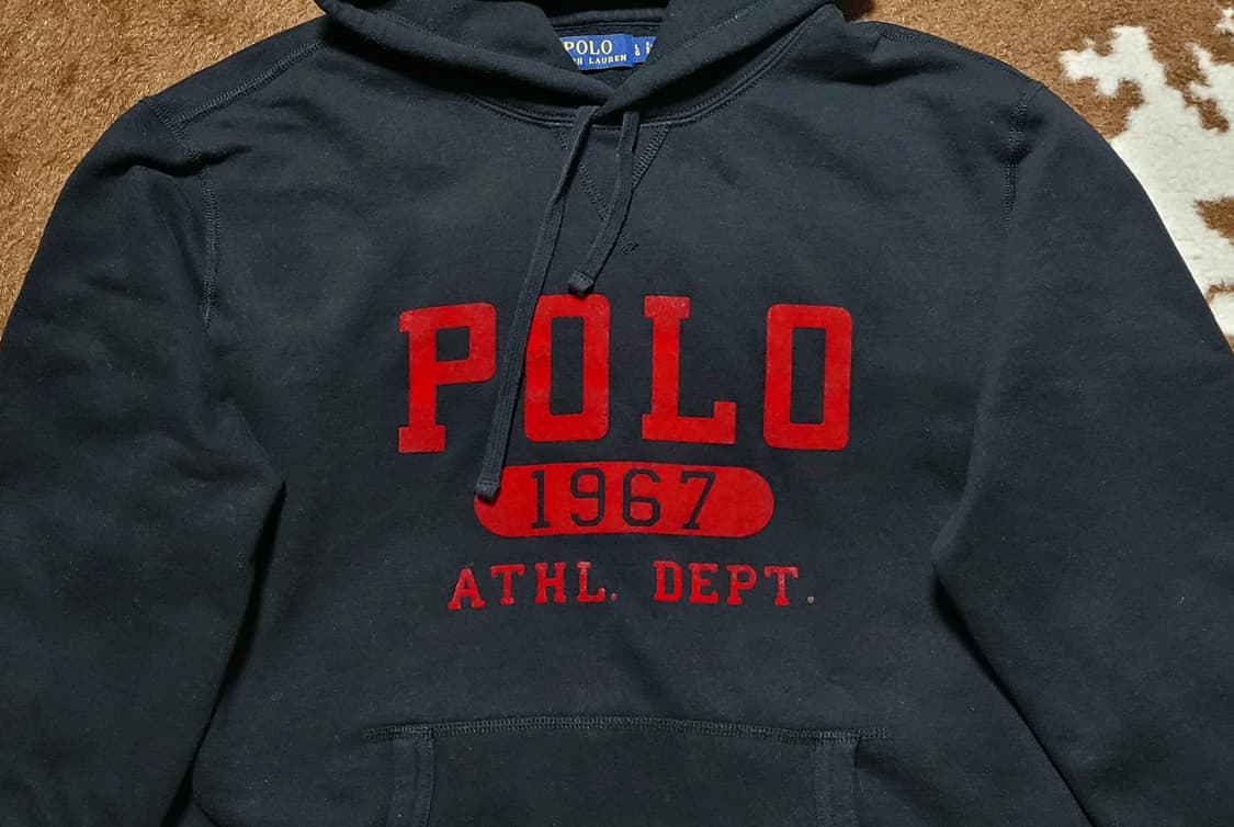 폴로 랄프로렌 남녀공용 블랙 후드티 (M~L) 상품이미지3