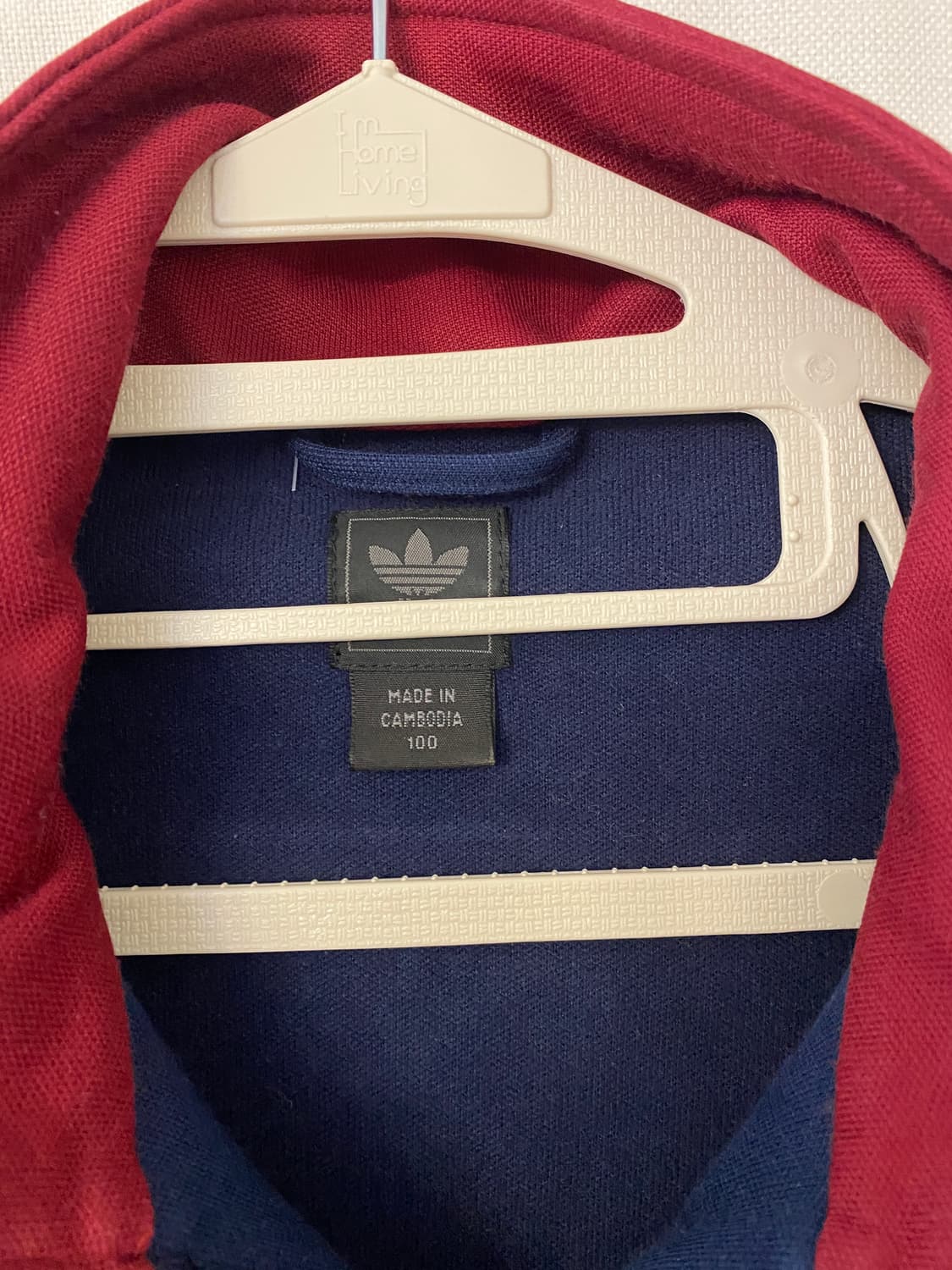 100)아디다스 베켄바우어 네이비 버건디 져지 집업 상품이미지4