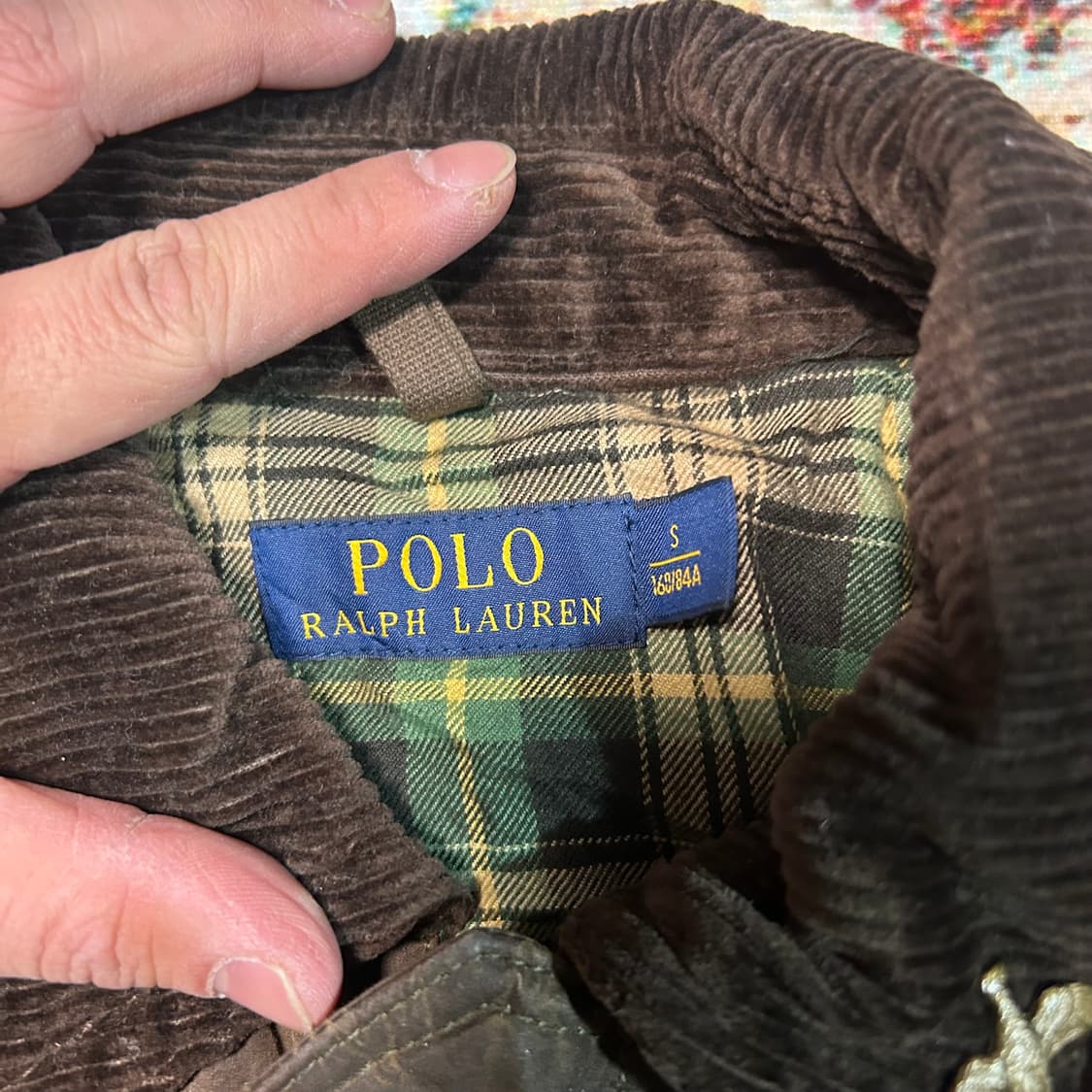 [S] 폴로 랄프로렌 벨티드 왁스 코팅 자켓 상품이미지4