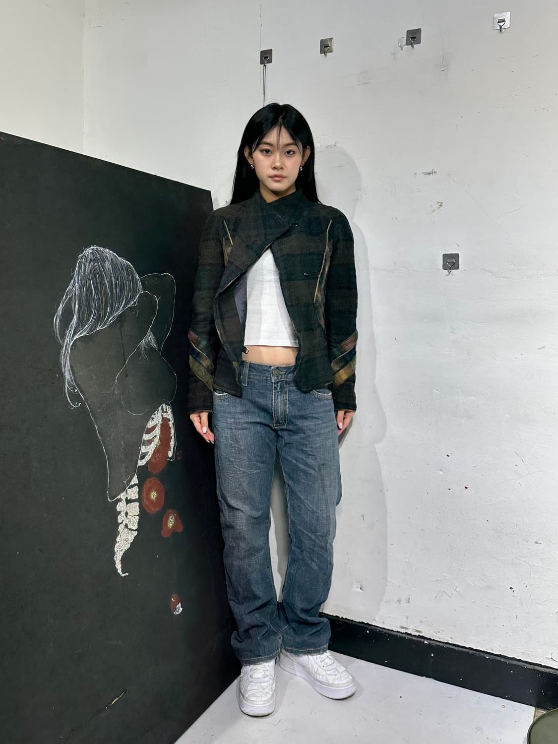 Jpn 일본빈티지 이자벨마랑 아카이브 패치 투버튼 자켓 상품이미지1