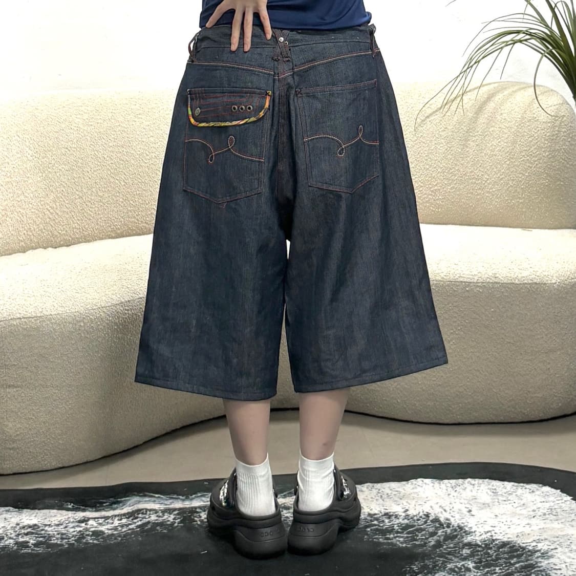 Vtg 포켓 디테일 버뮤다팬츠 상품이미지2