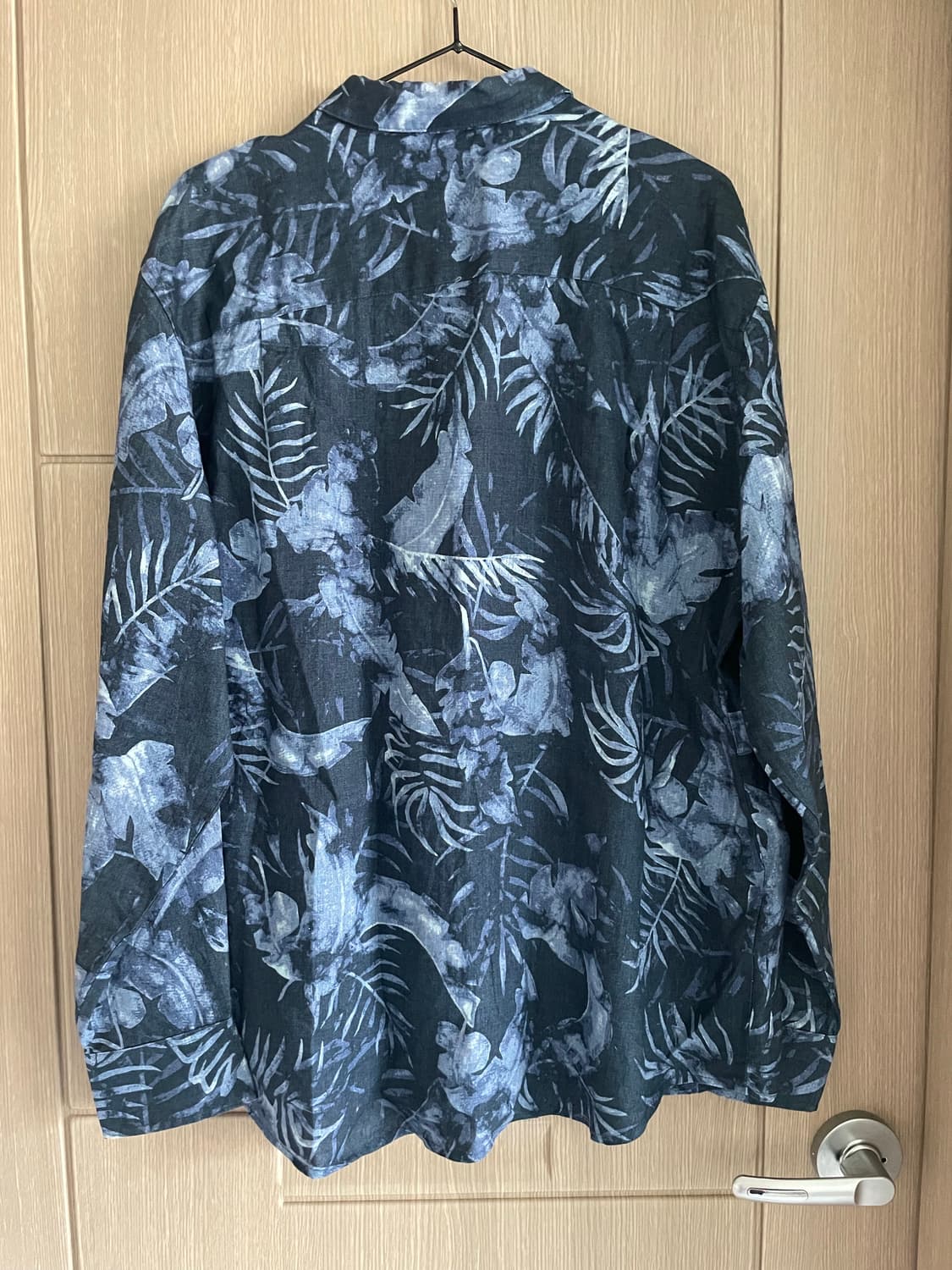 아메카지 히피 에스닉 하와이안 린넨100 셔츠 상품이미지4