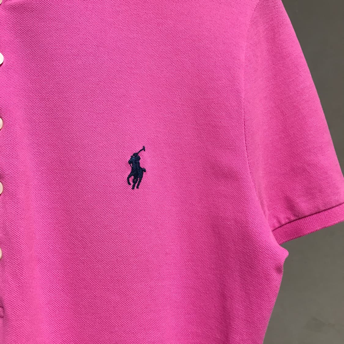 폴로 랄프로렌 PK 반팔 카라티 핑크 M(W) 상품이미지4