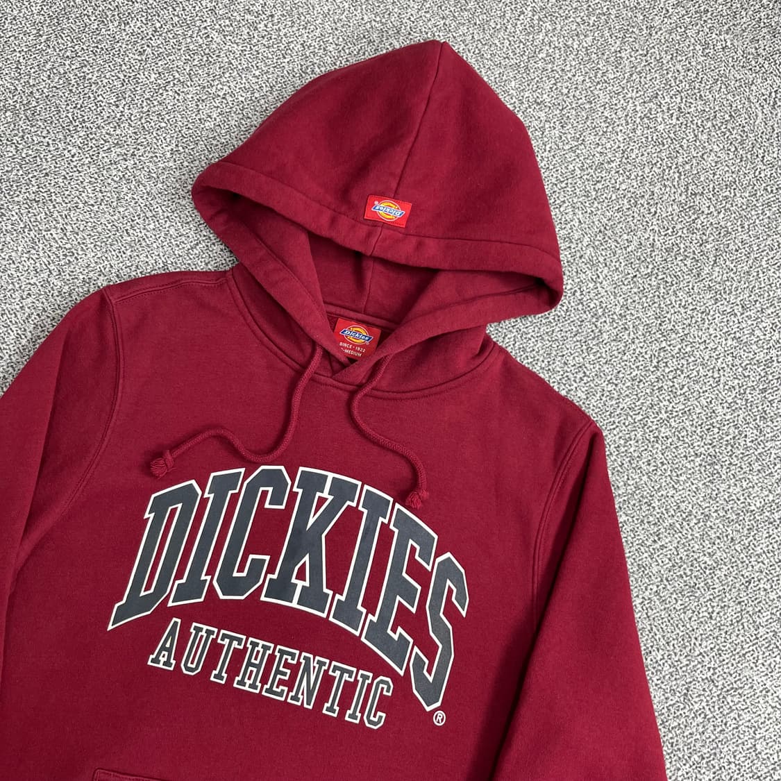 <디키즈 어센틱 버건디 후드티> No.1265 상품이미지5