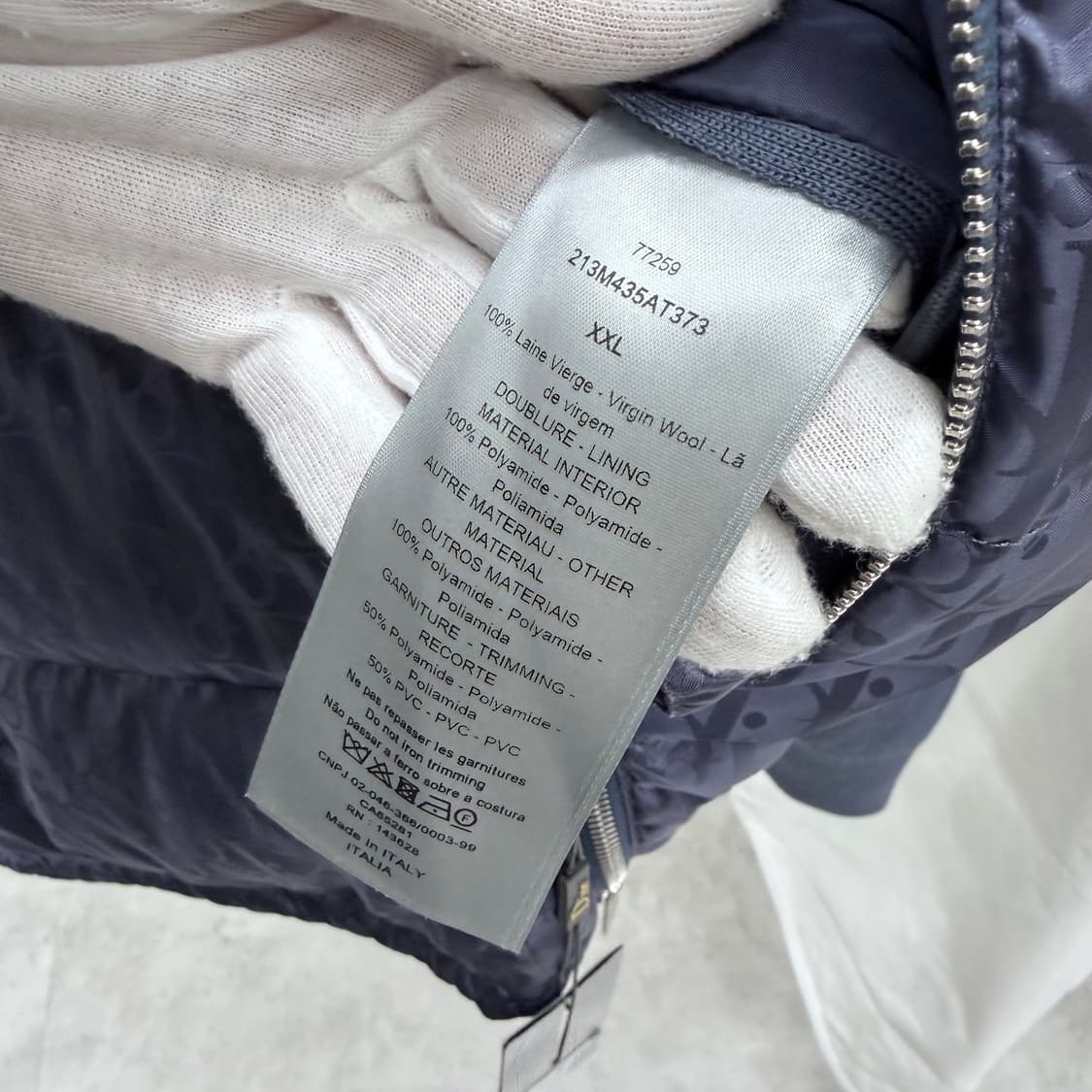 [미사용/2XL] 디올 오블리크 니트패딩 풀구성 상품이미지7