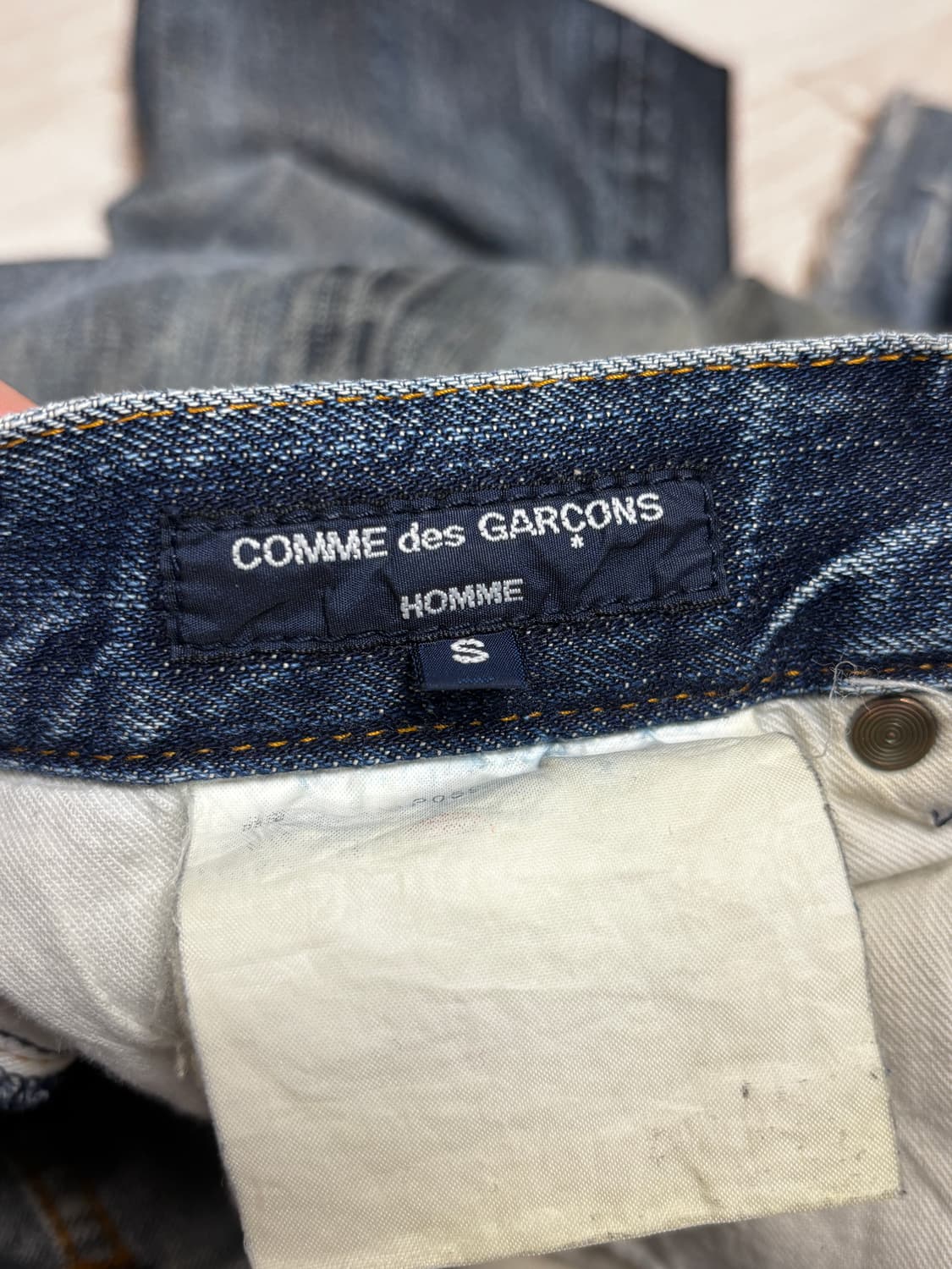 꼼데가르송 옴므 셀비지데님 상품이미지9